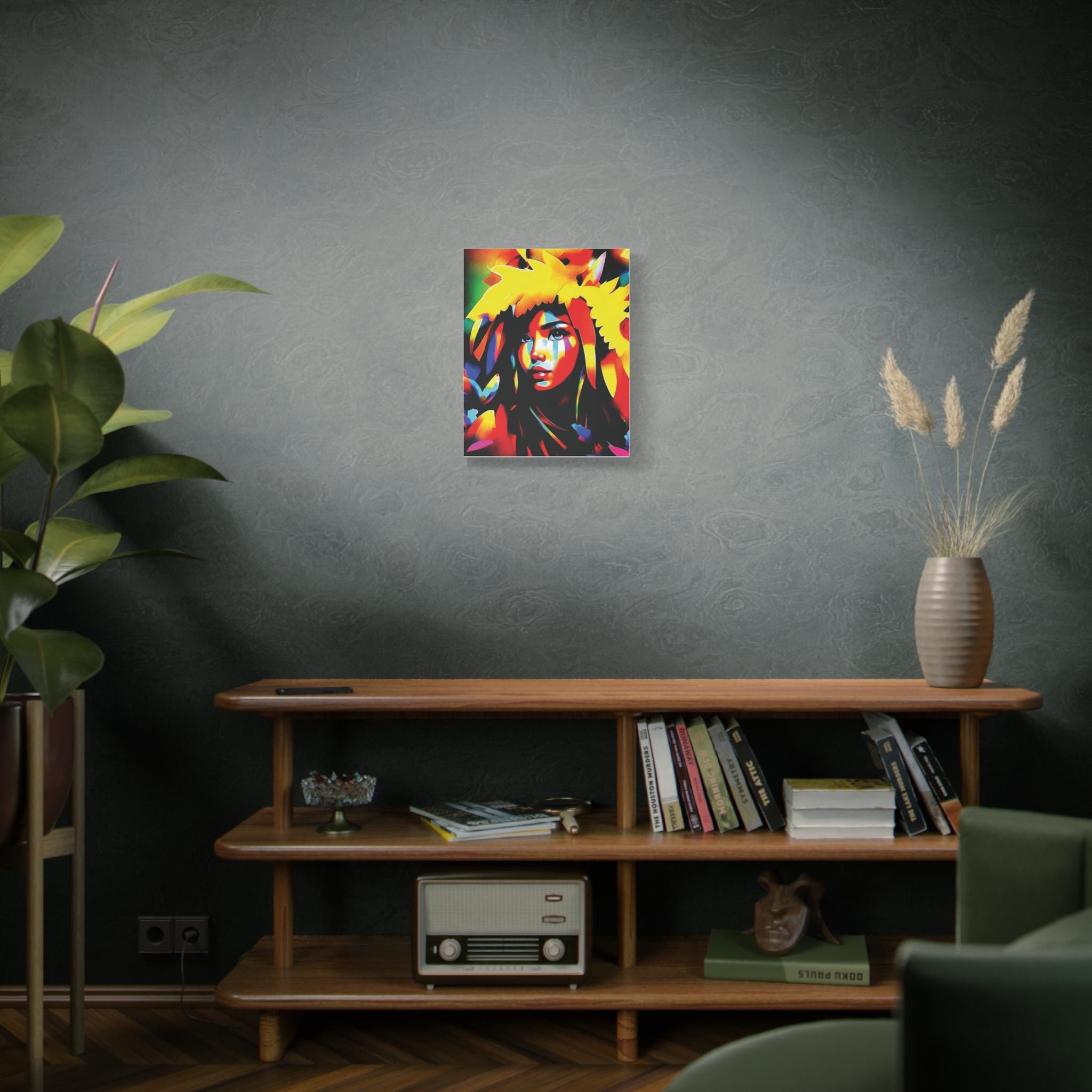 Poly Girl - Canvas Wall Art