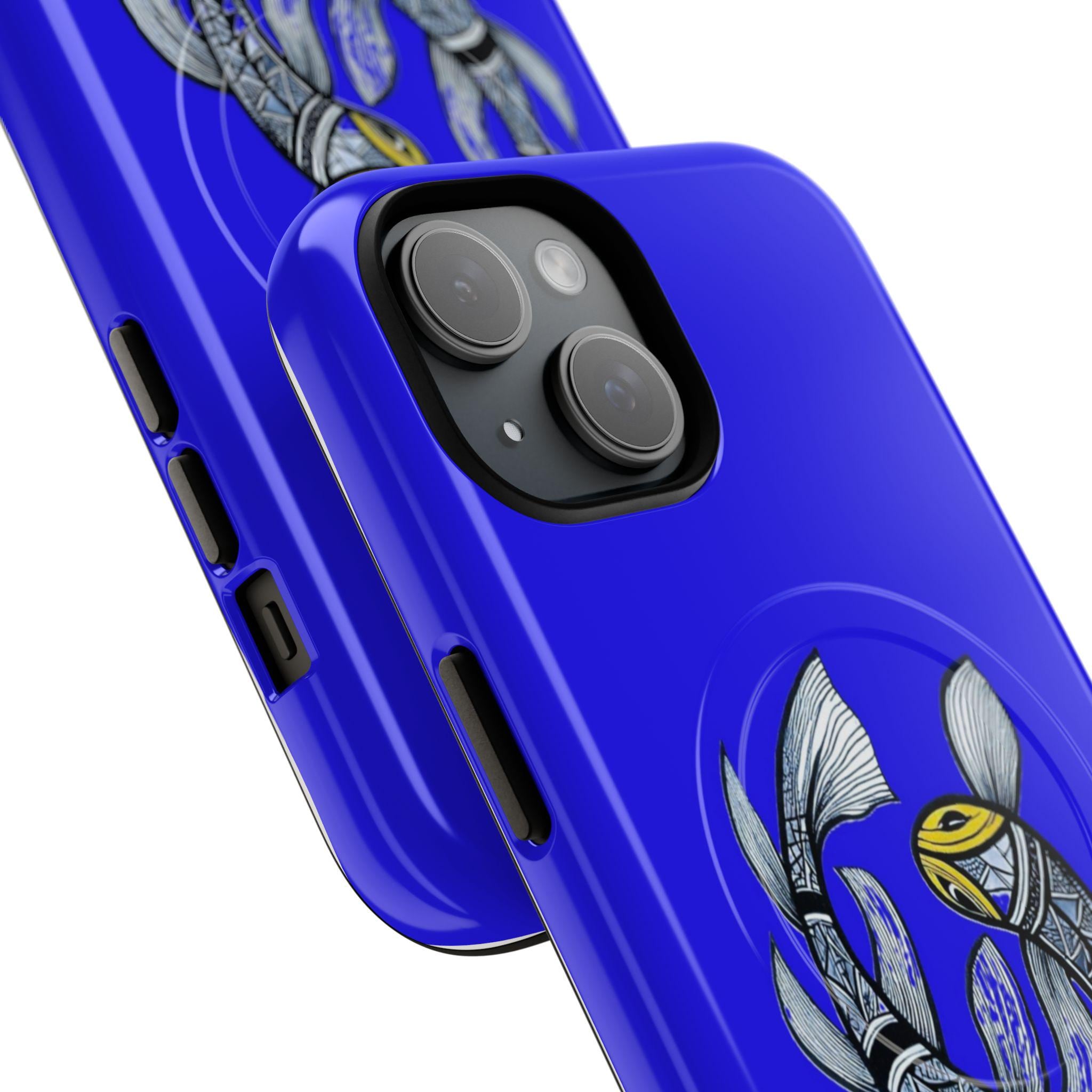 Koi Fun iPhone Magnetic Case - Walt Smith Fiji Ocean Art - Supports ADE Reef Restoration