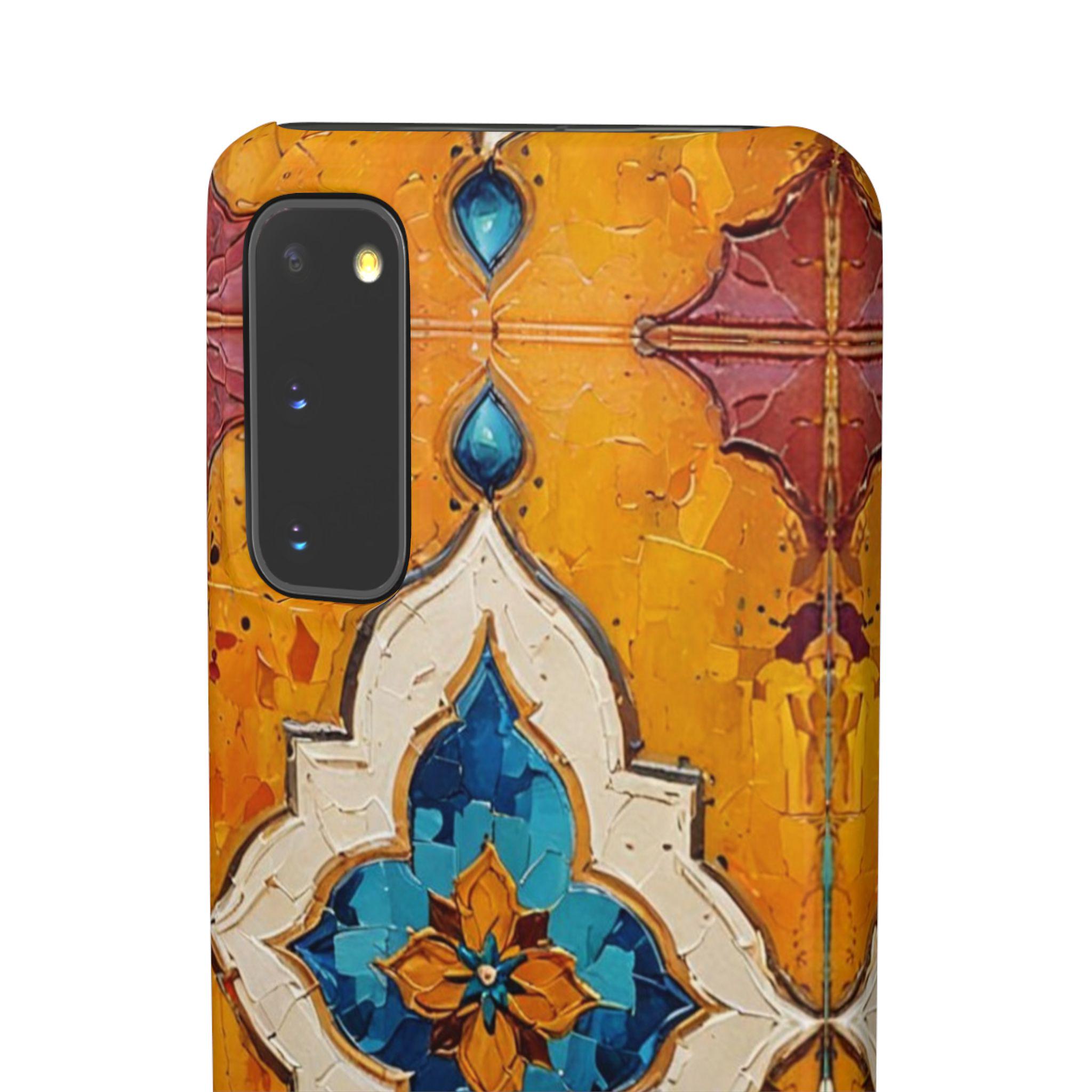 Morocco Tiles Android Snap Case - Walt Smith Fiji Ocean Art - Supports ADE Reef Restoration