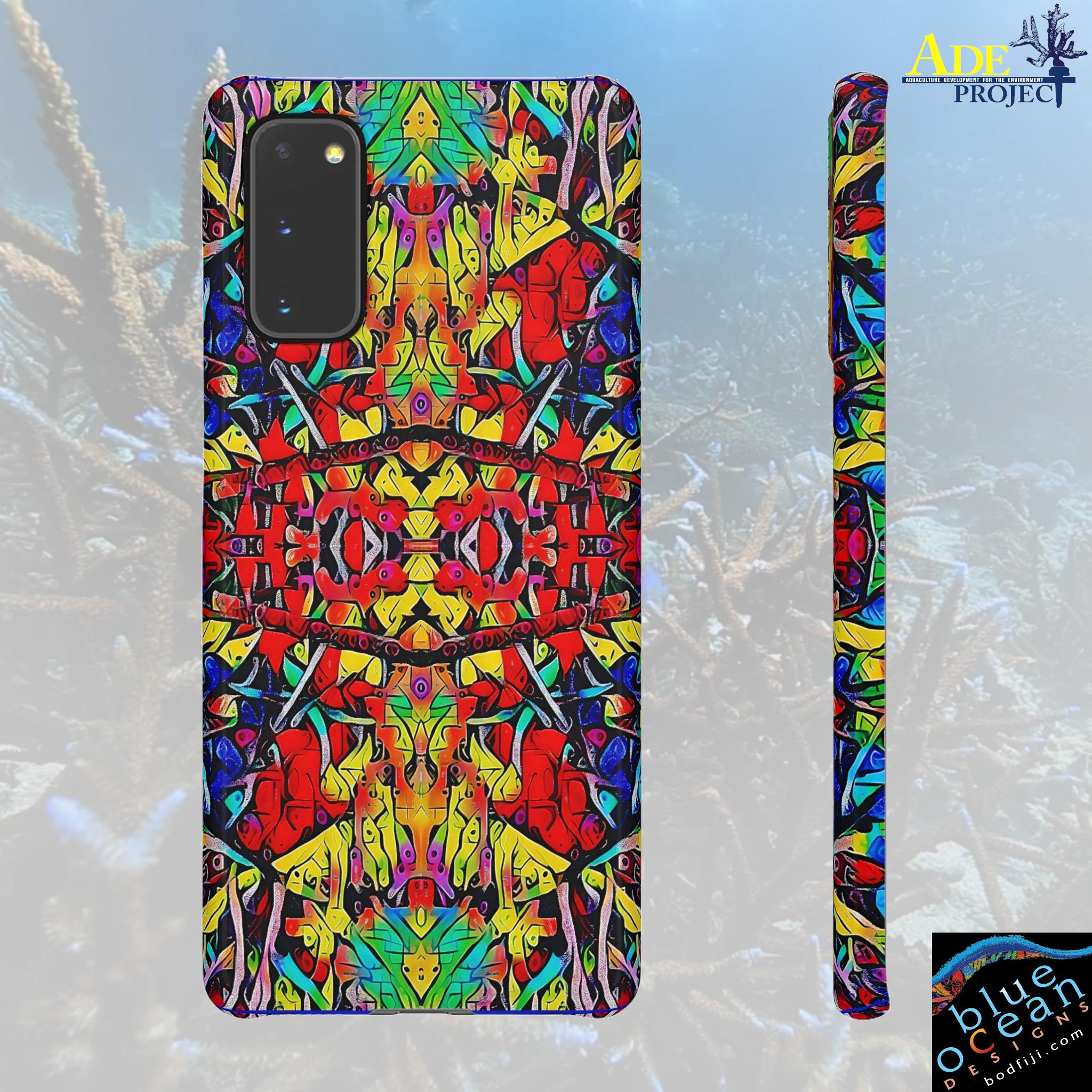Surfs Up Android Snap Case - Walt Smith Fiji Ocean Art - Supports ADE Reef Restoration