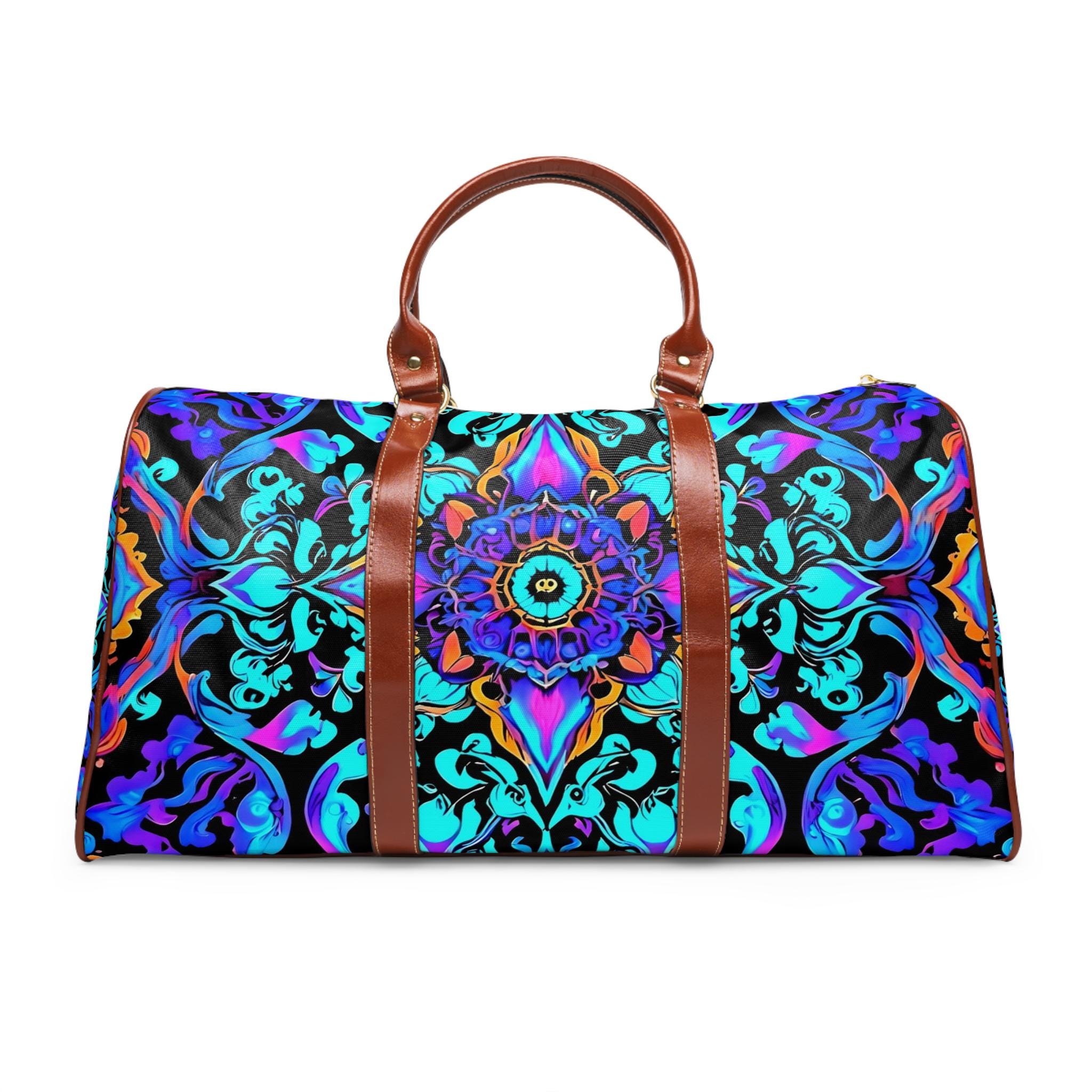 Purple F - Waterproof Travel Bag