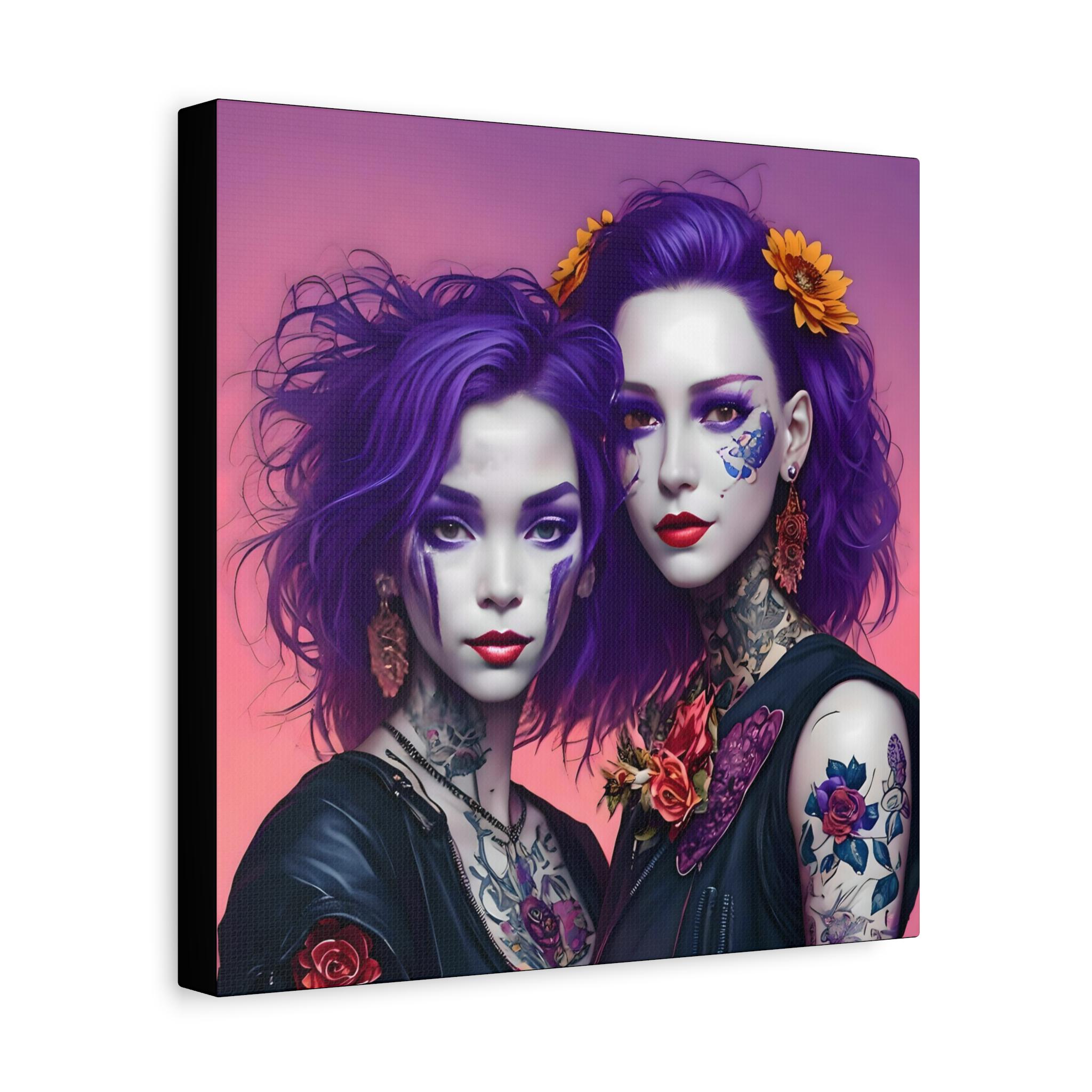 Purple Canvas Wall Art