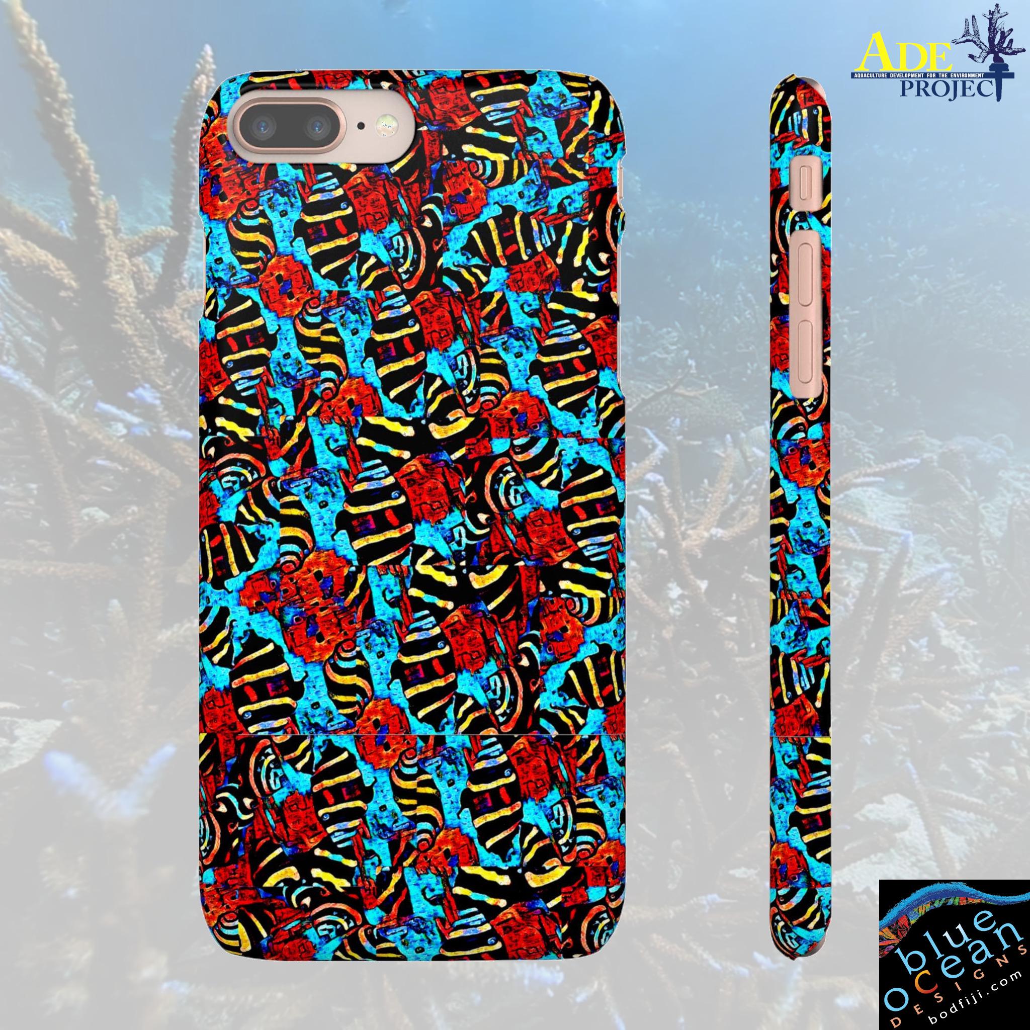 Small Snails iPhone Snap Case - Walt Smith Fiji Ocean Art - Supports ADE Reef Restoration