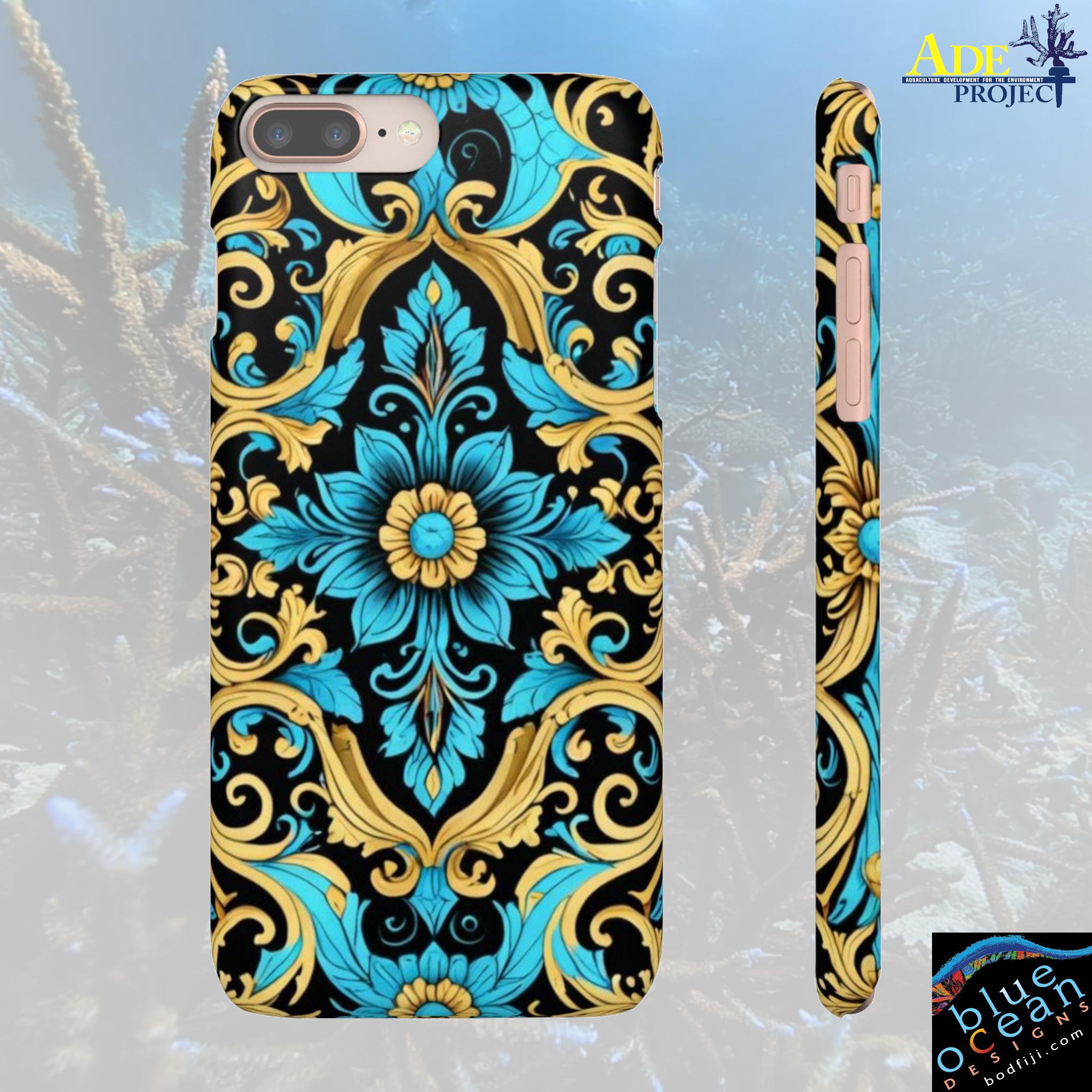 Lacie Thrill iPhone Snap Case - Walt Smith Fiji Ocean Art - Supports ADE Reef Restoration