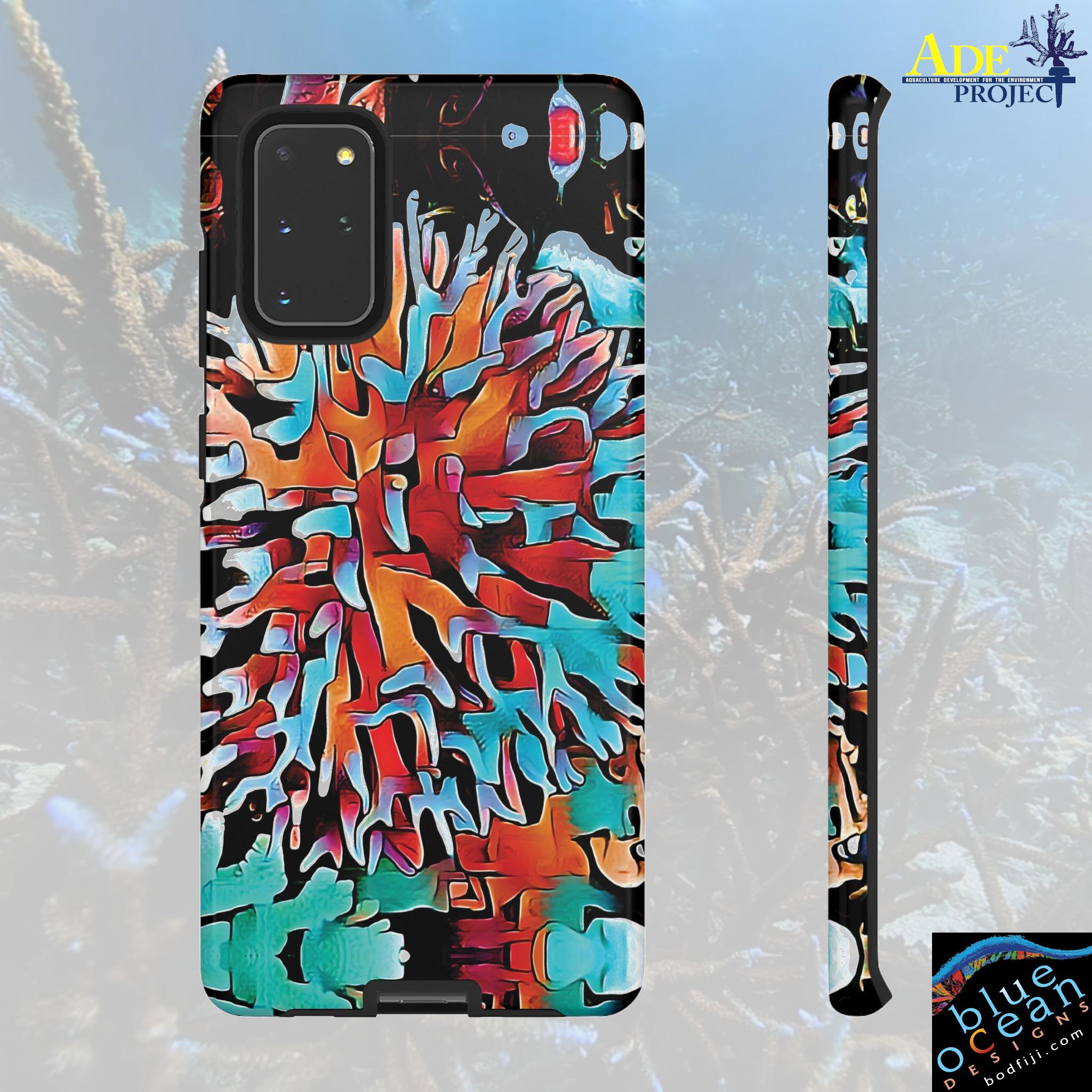 Aqua Spike Android Tough Case - Walt Smith Fiji Ocean Art - Supports ADE Reef Restoration