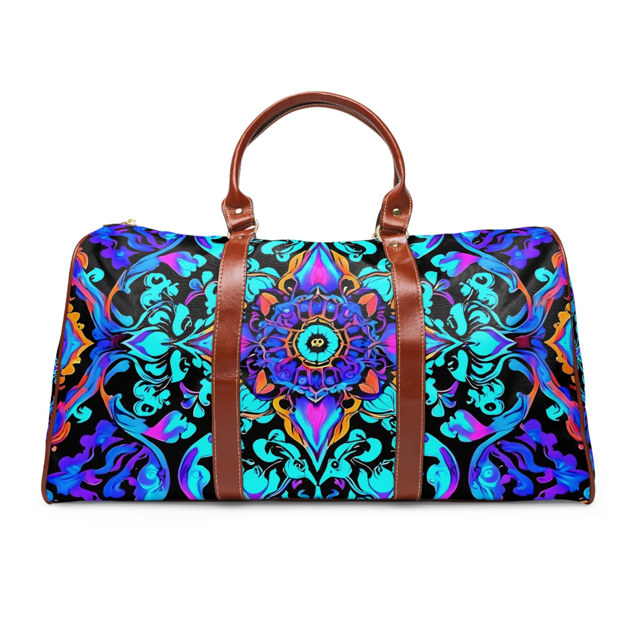 Purple F - Waterproof Travel Bag
