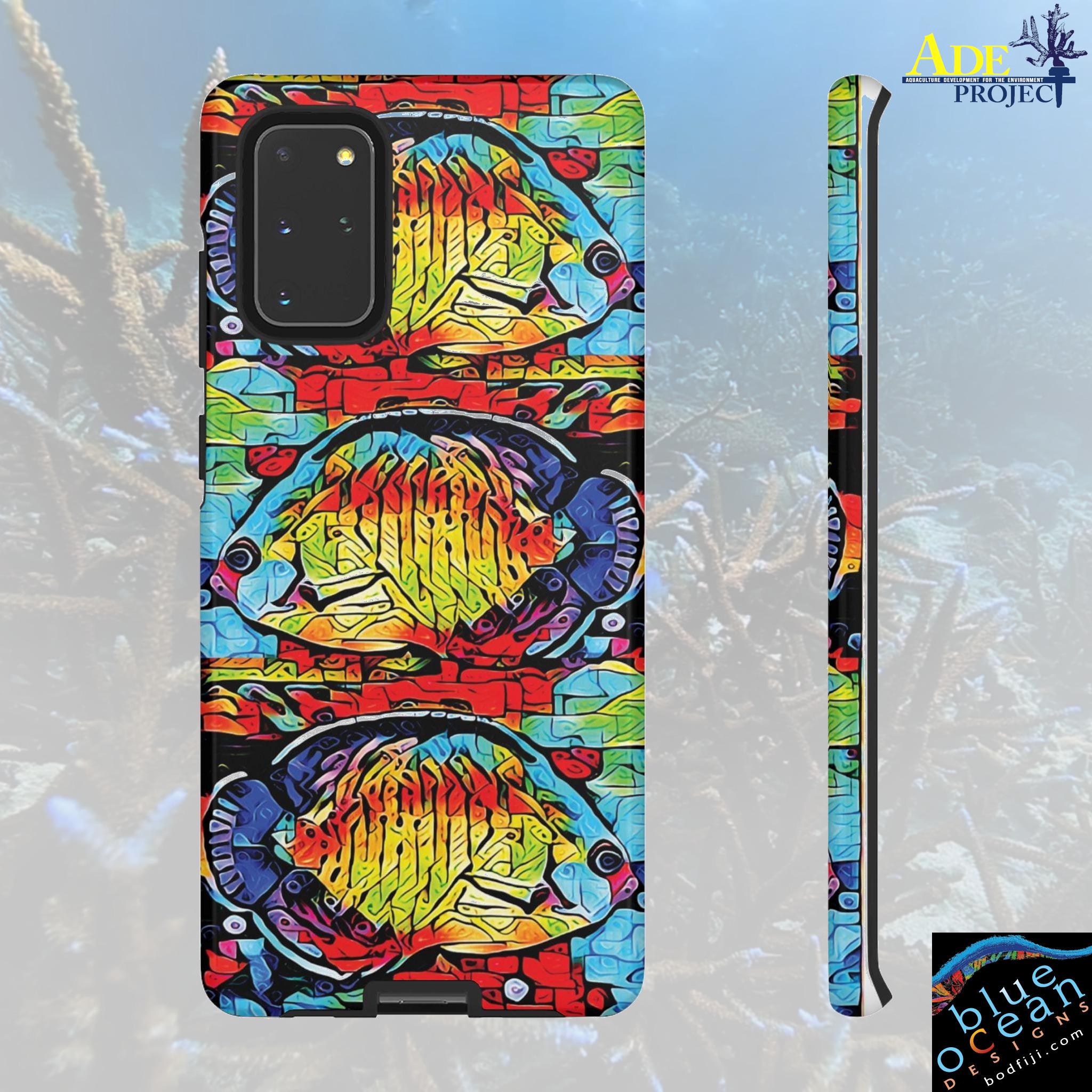 Coral Beauty Android Tough Case - Walt Smith Fiji Ocean Art - Supports ADE Reef Restoration