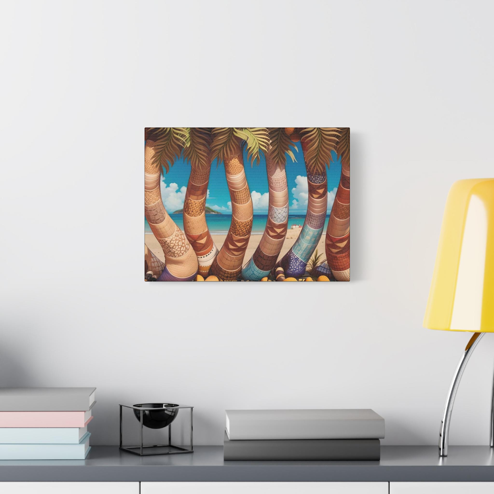 Happy Trees Canvas Wall Art