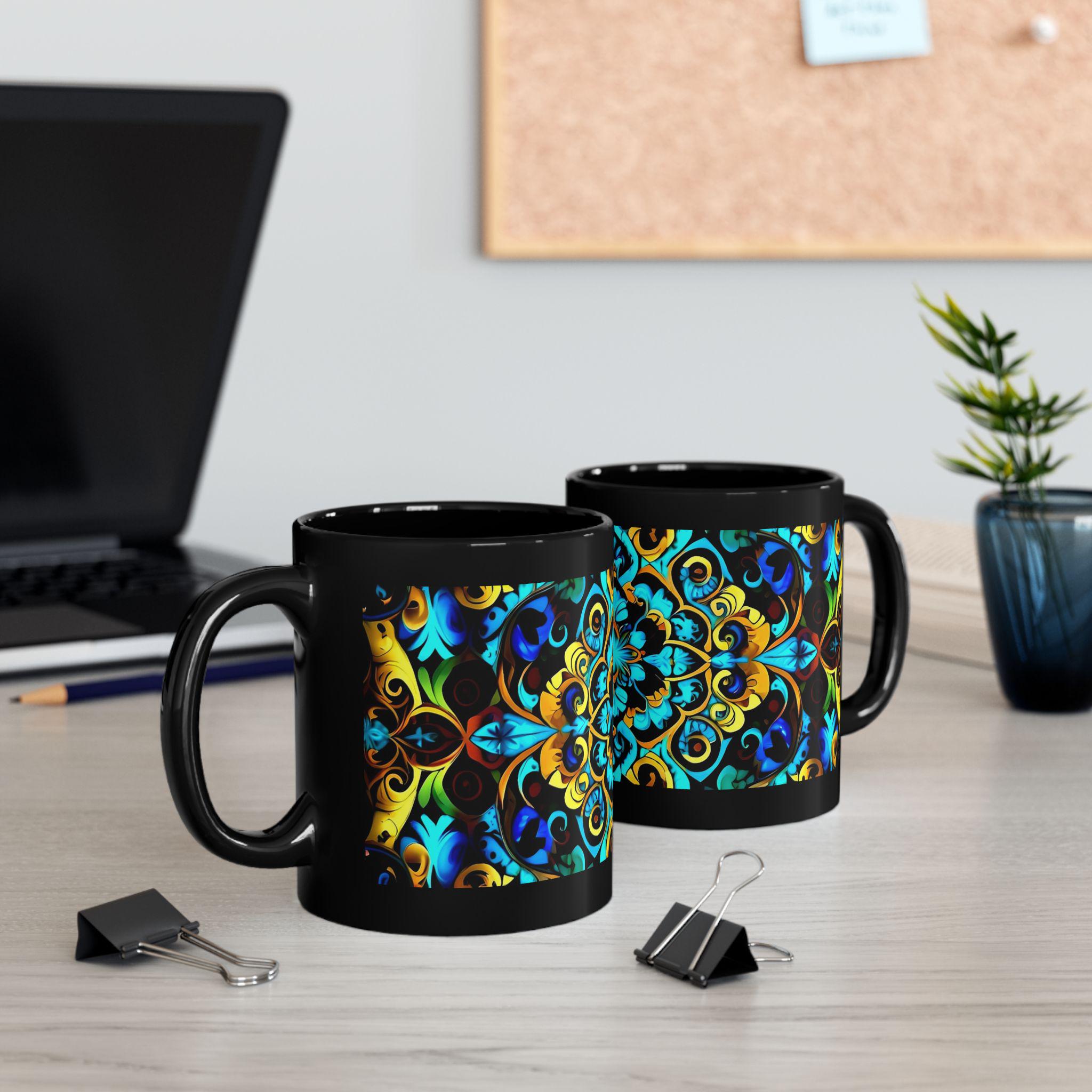 Blue Lace C - Coffee Mug