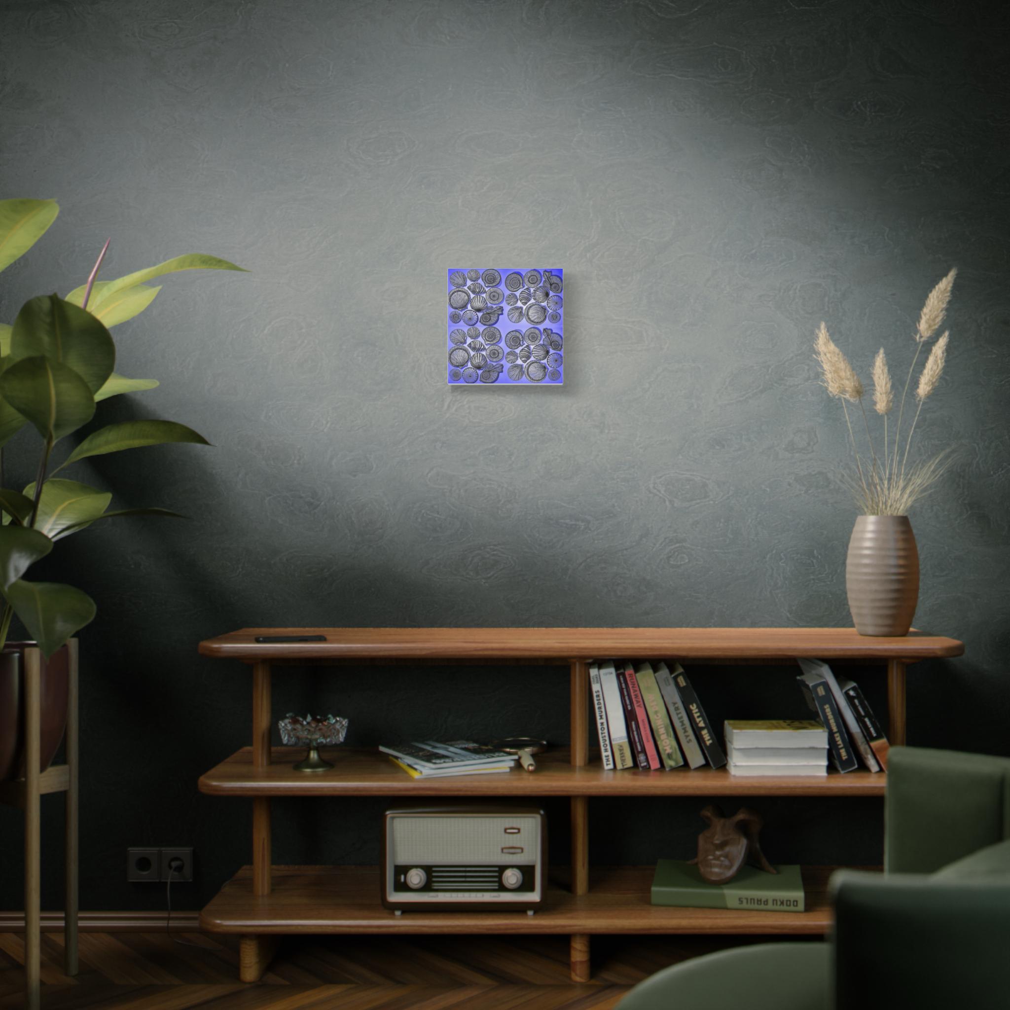 Shells Blue - Canvas Wall Art