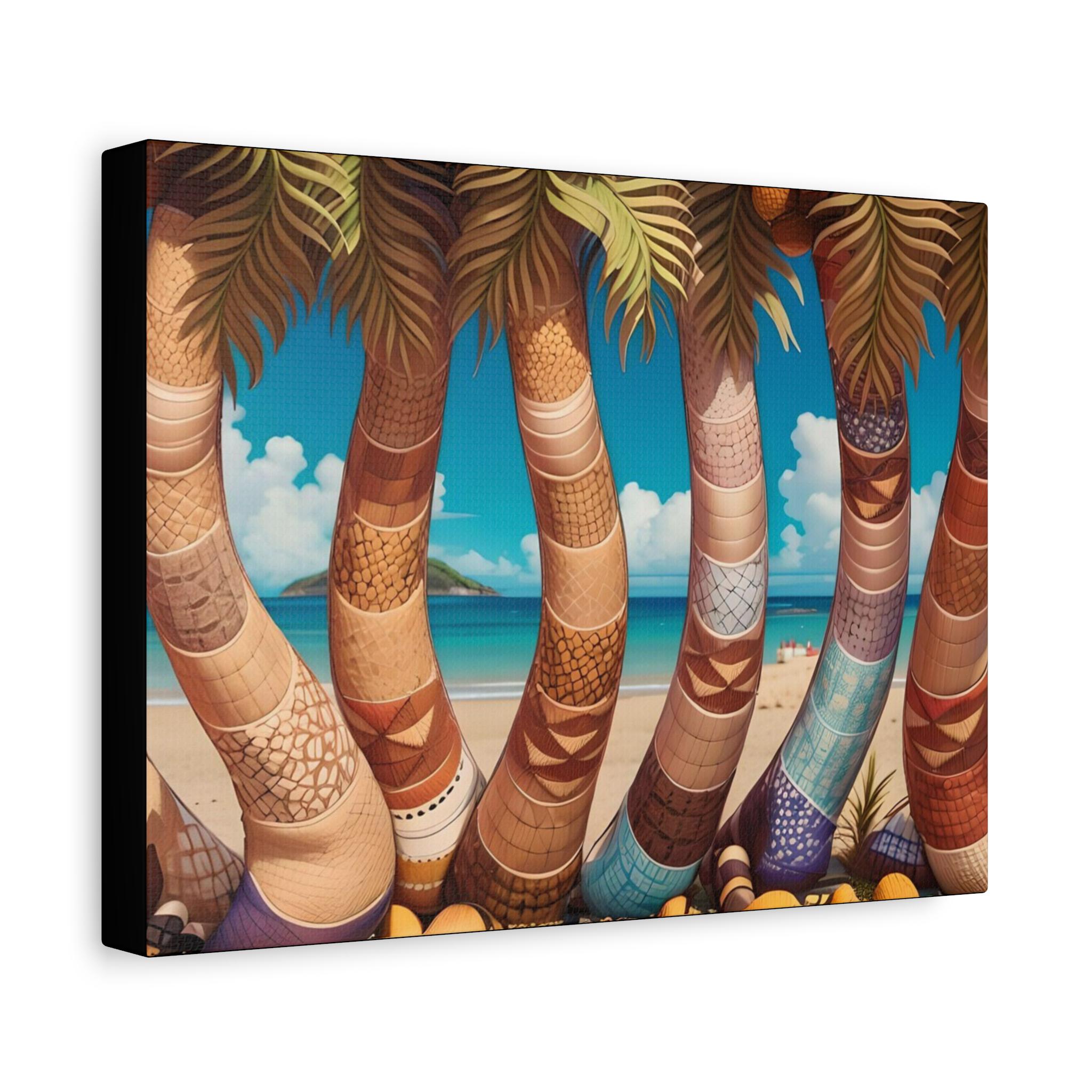 Happy Trees Canvas Wall Art