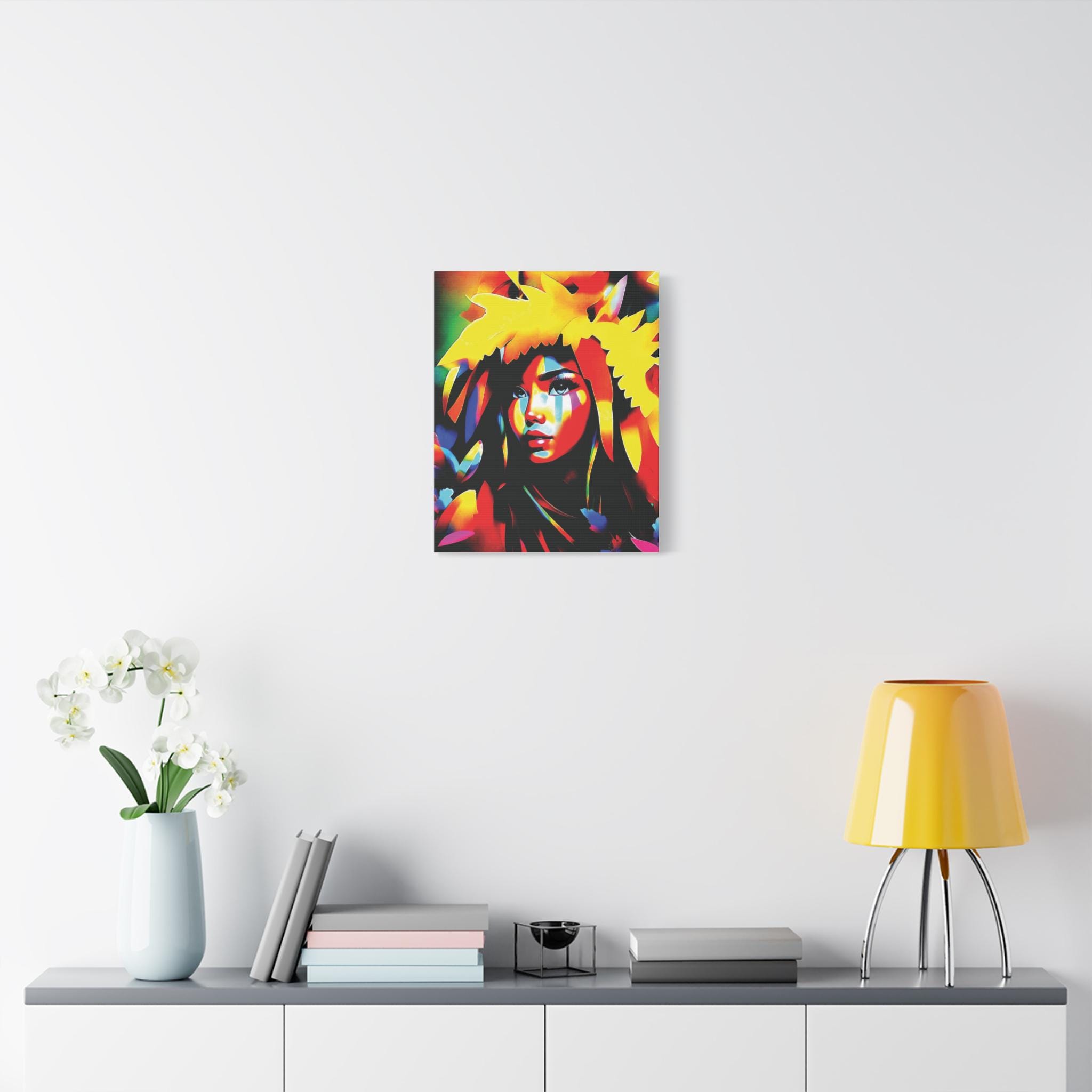 Poly Girl - Canvas Wall Art