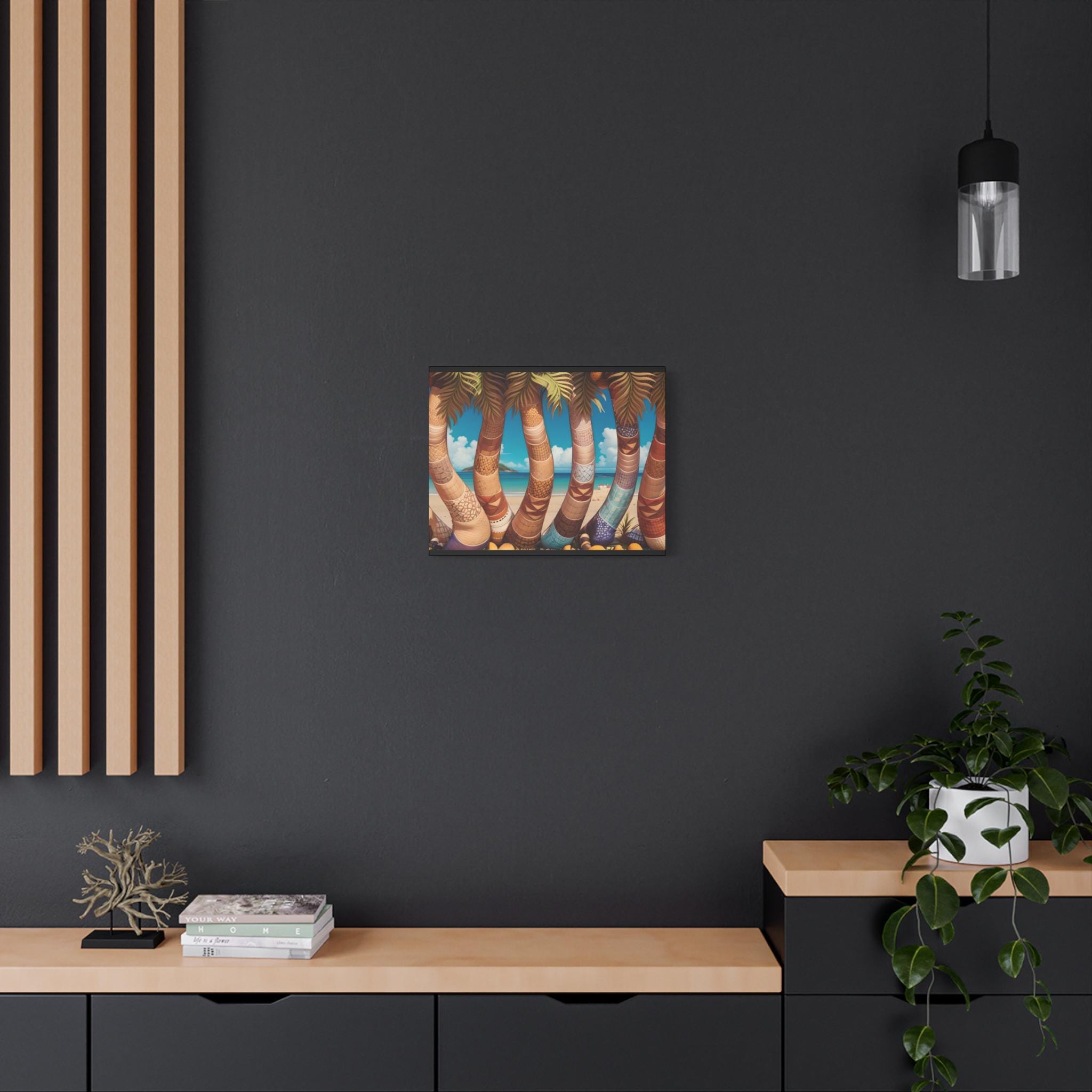 Happy Trees Canvas Wall Art