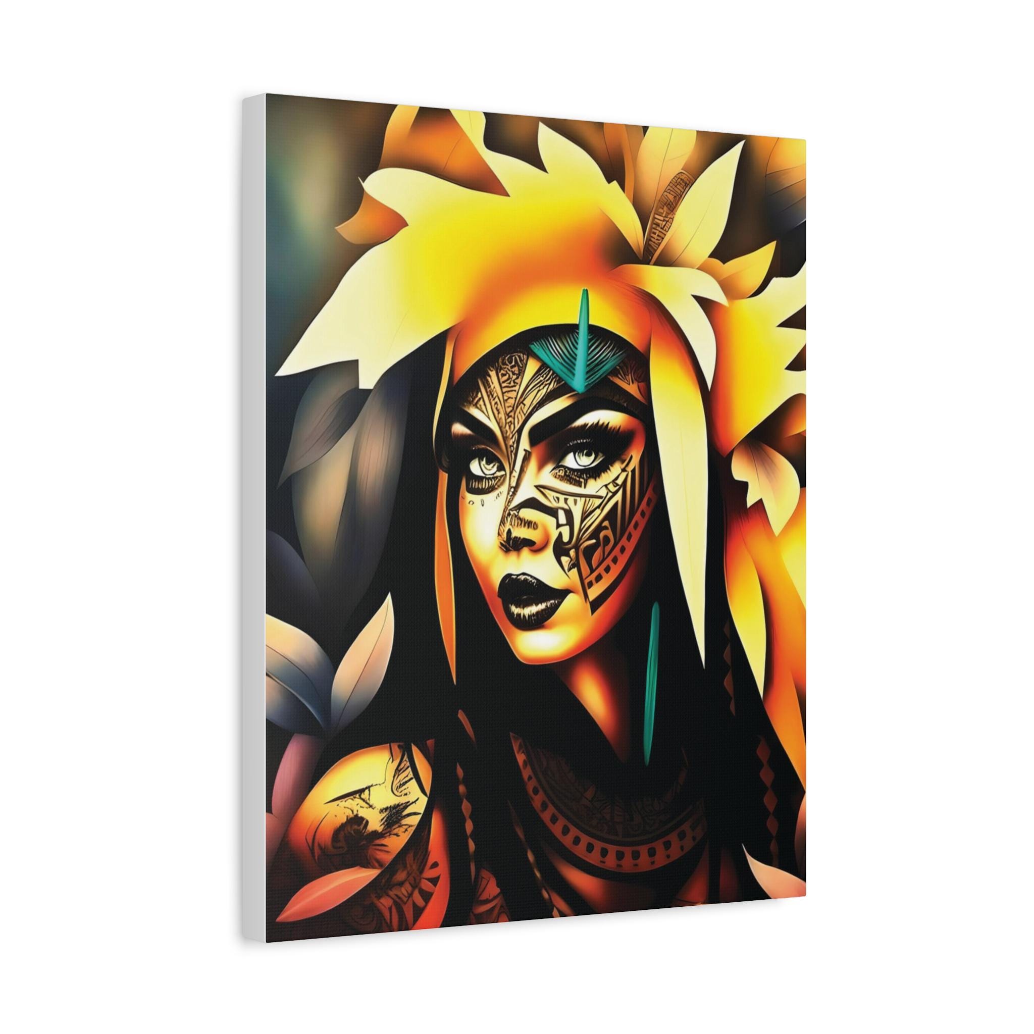 Poly Princess - Canvas Wall Art