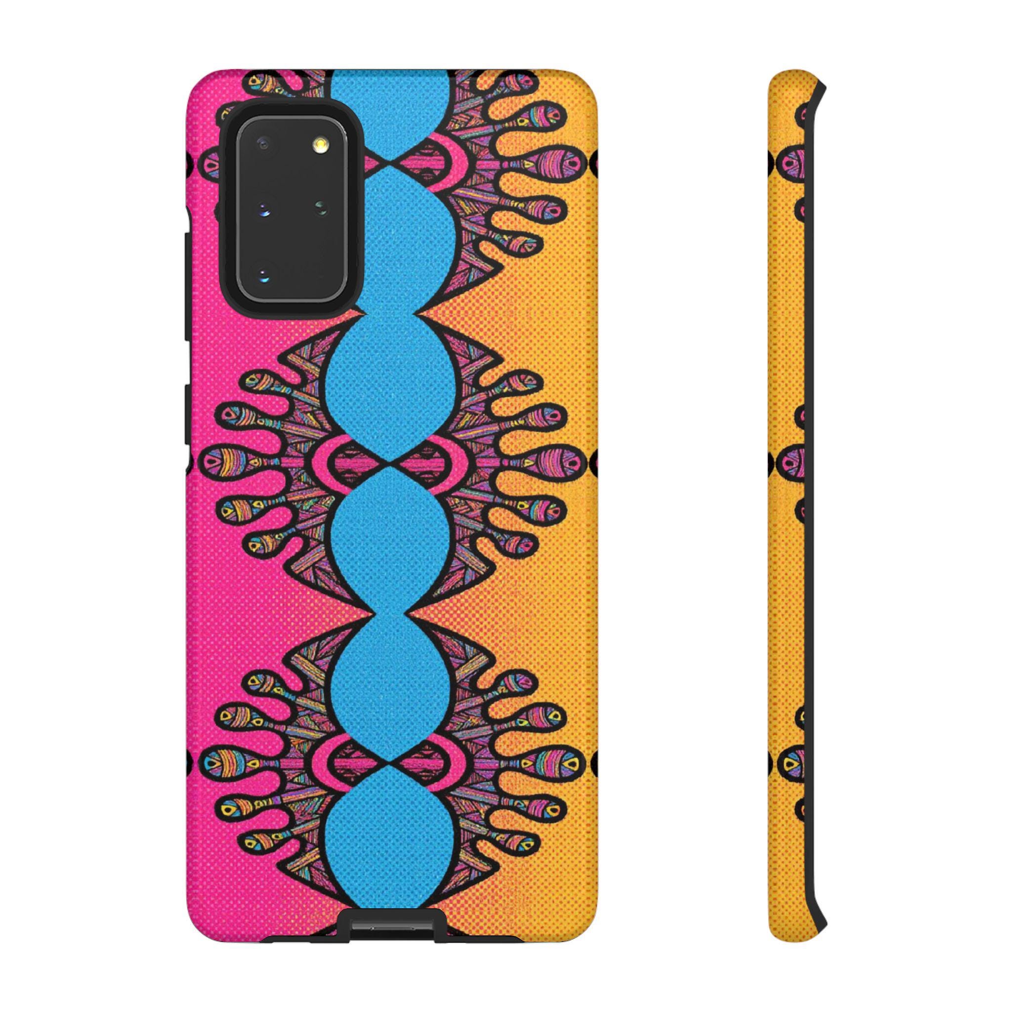 Abstract Urchin Color Android Tough Case - Walt Smith Fiji Ocean Art - Supports ADE Reef Restoration