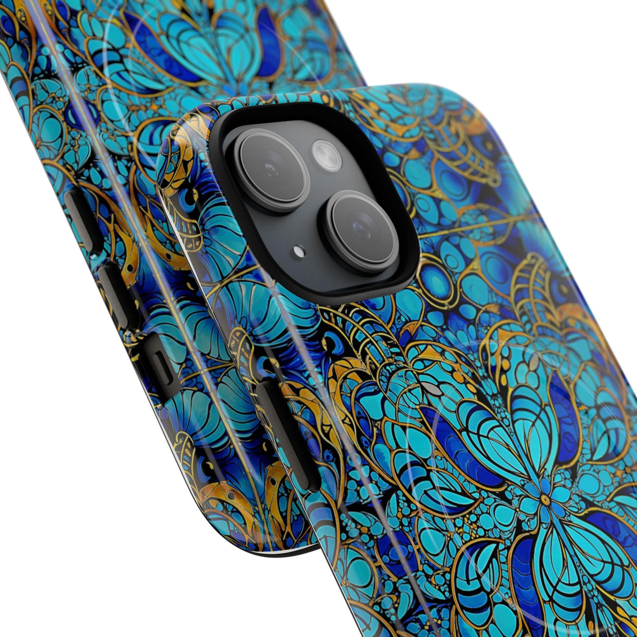 Blue Lobsters iPhone Magnetic Case - Walt Smith Fiji Ocean Art - Supports ADE Reef Restoration