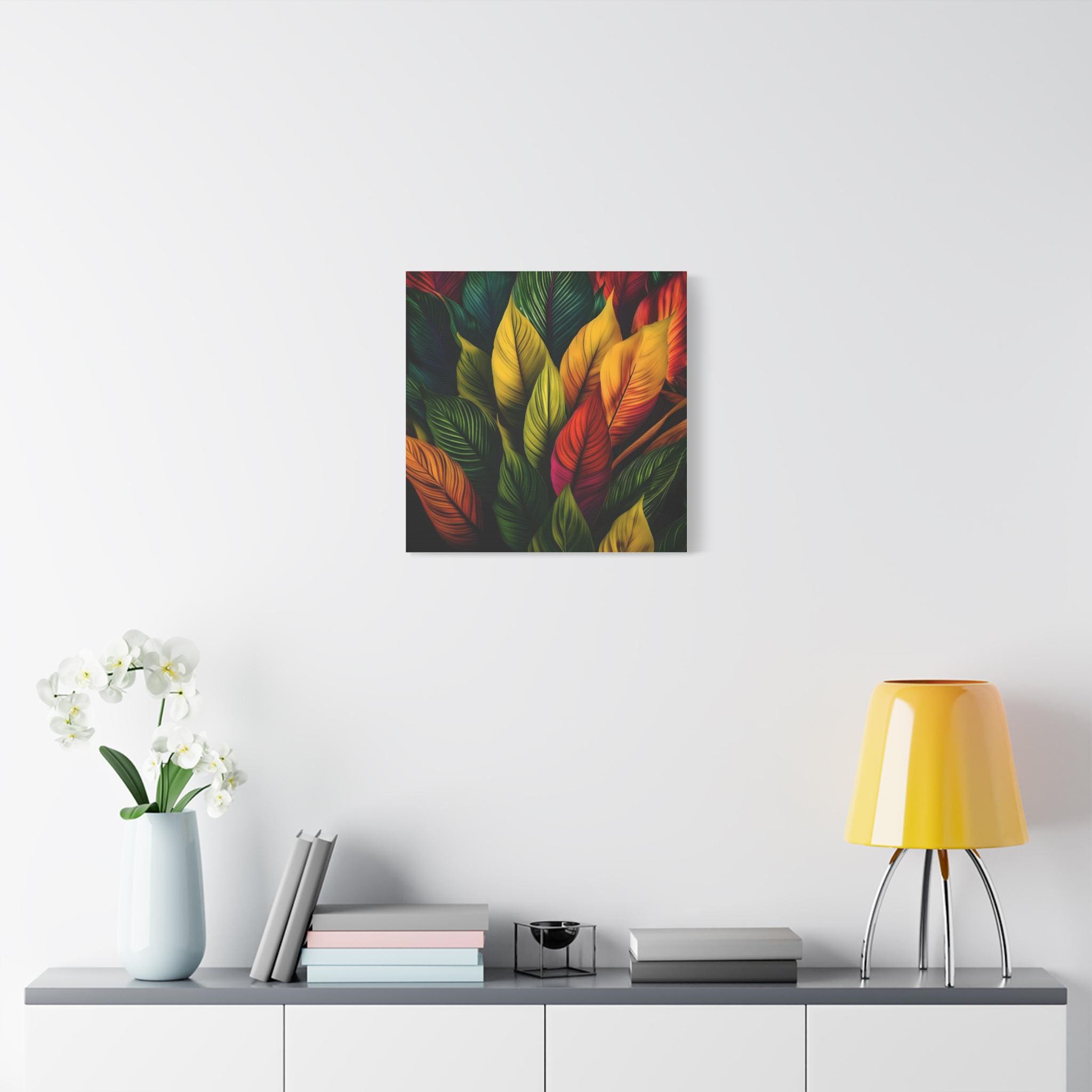 Colored Leaves - Canvas Wall Art