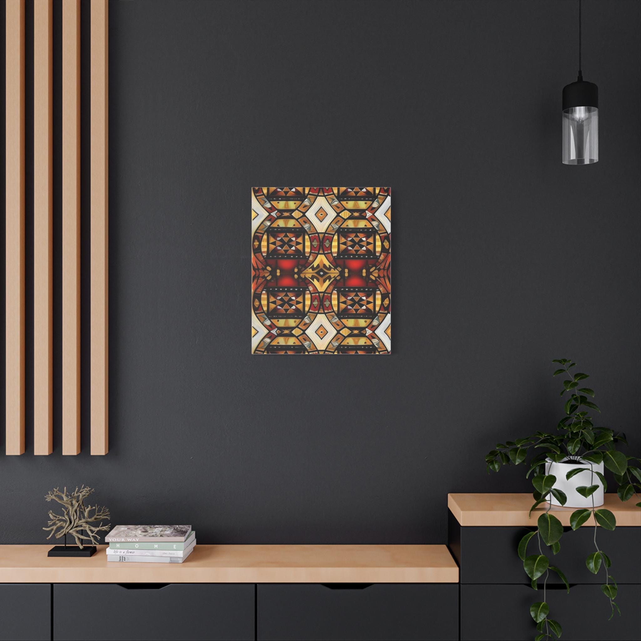 Tapa Squares A - Canvas Wall Art