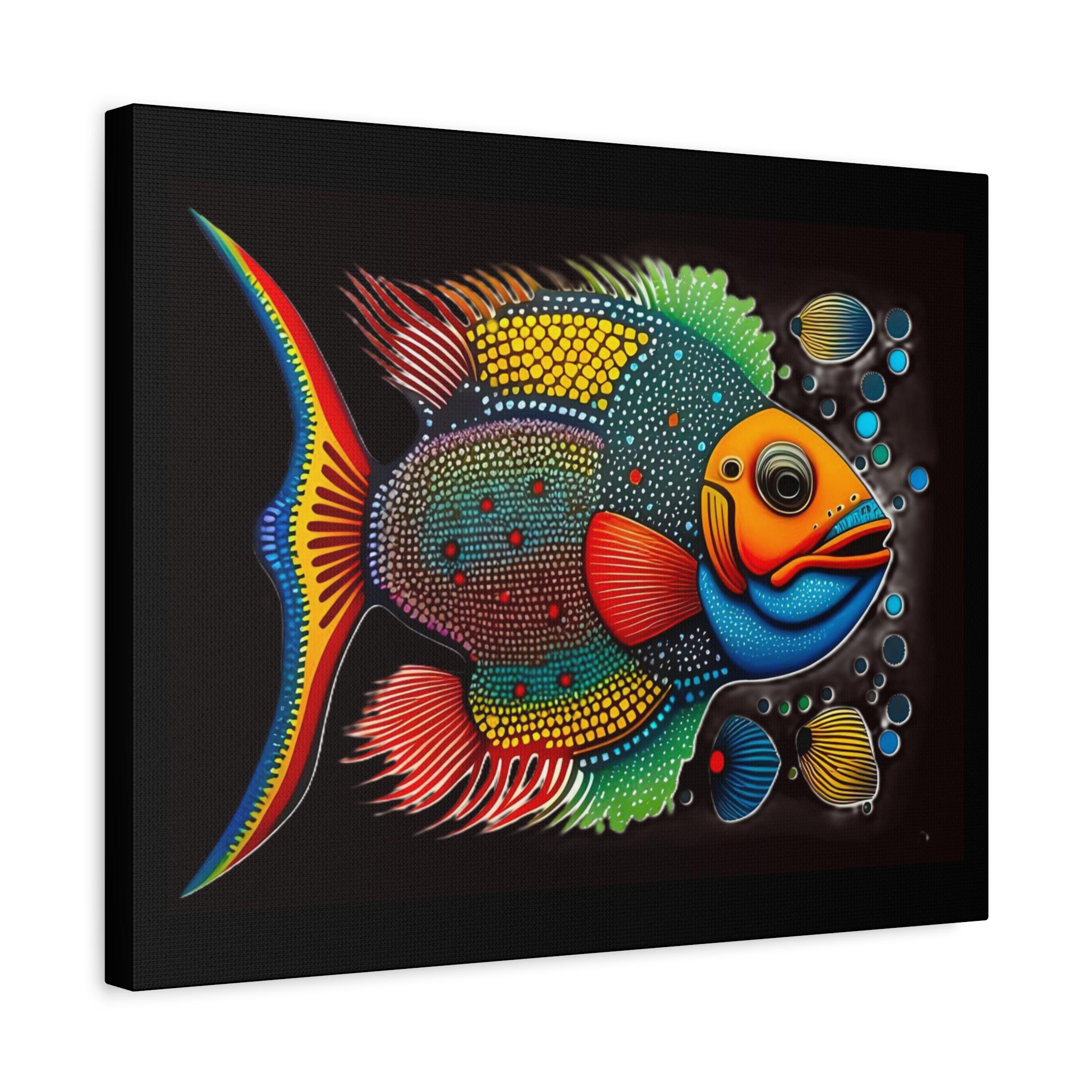 Abi Fish Canvas Wall Art