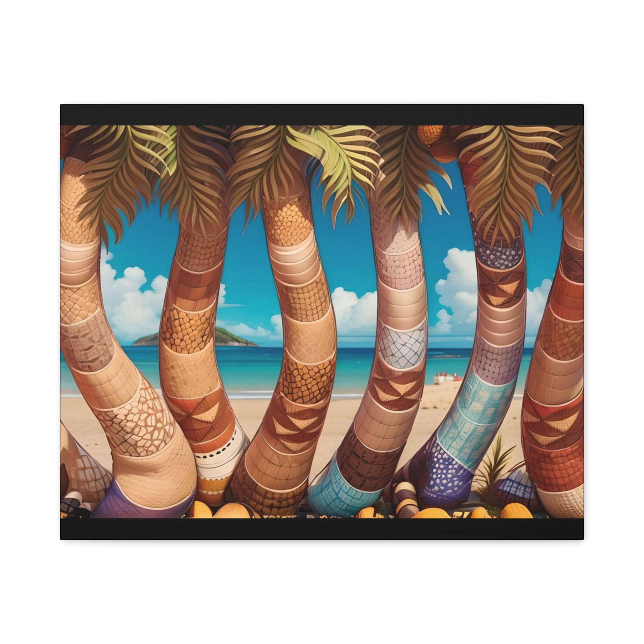 Happy Trees Canvas Wall Art