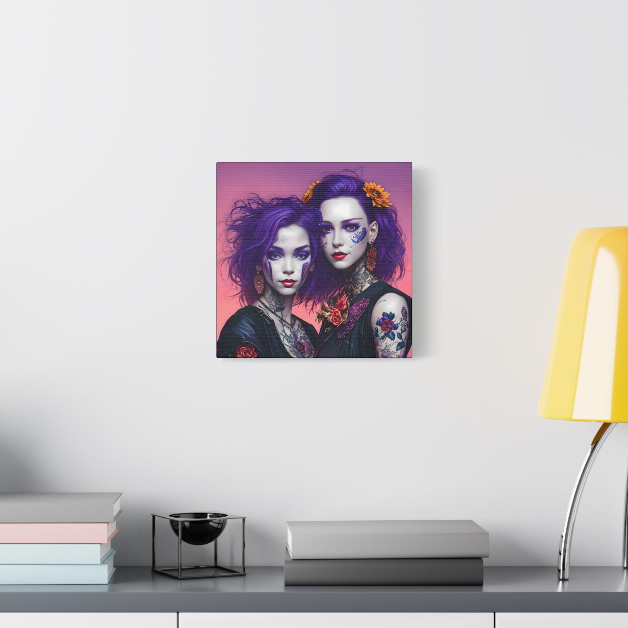 Purple Canvas Wall Art