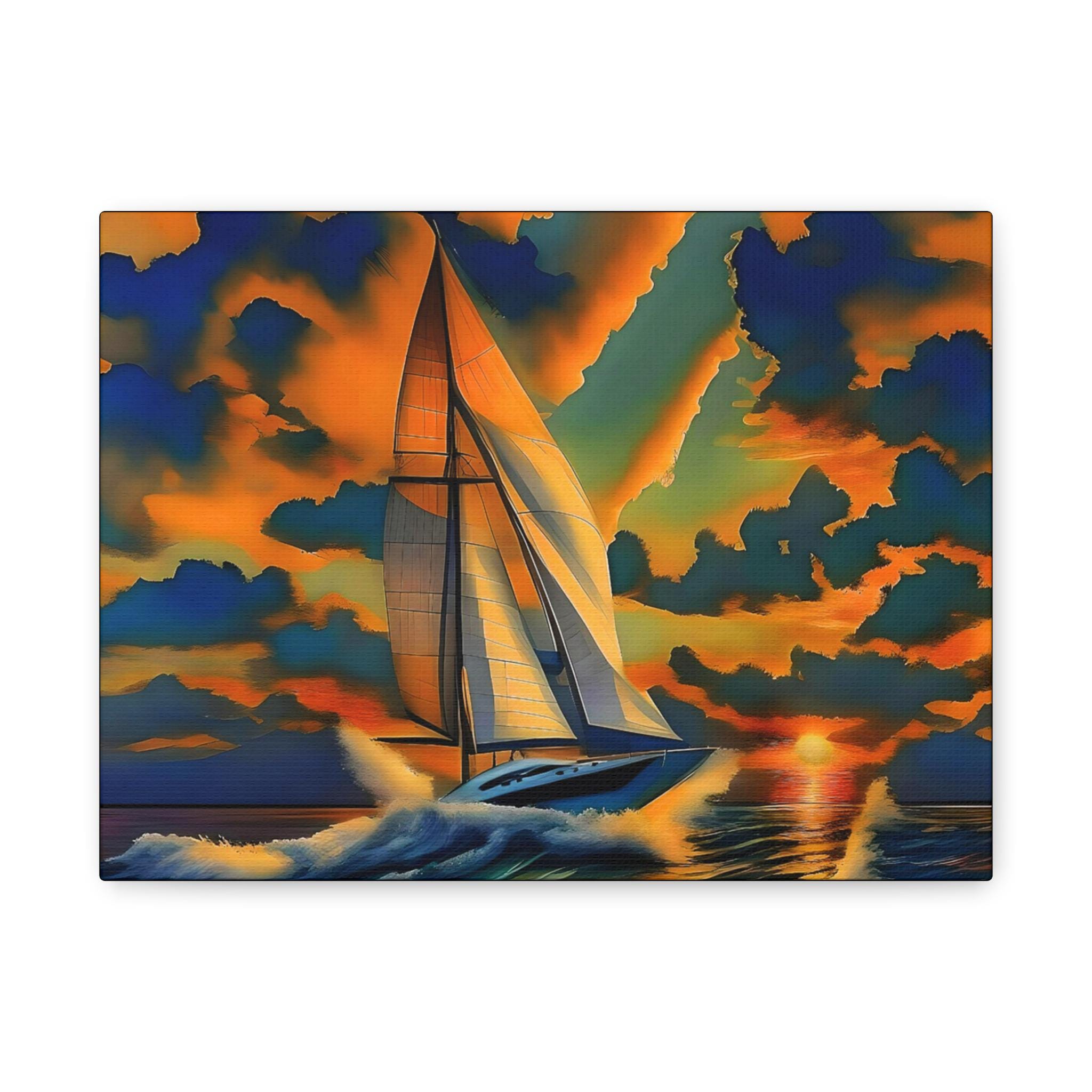 Race Of The Day Canvas Wall Art
