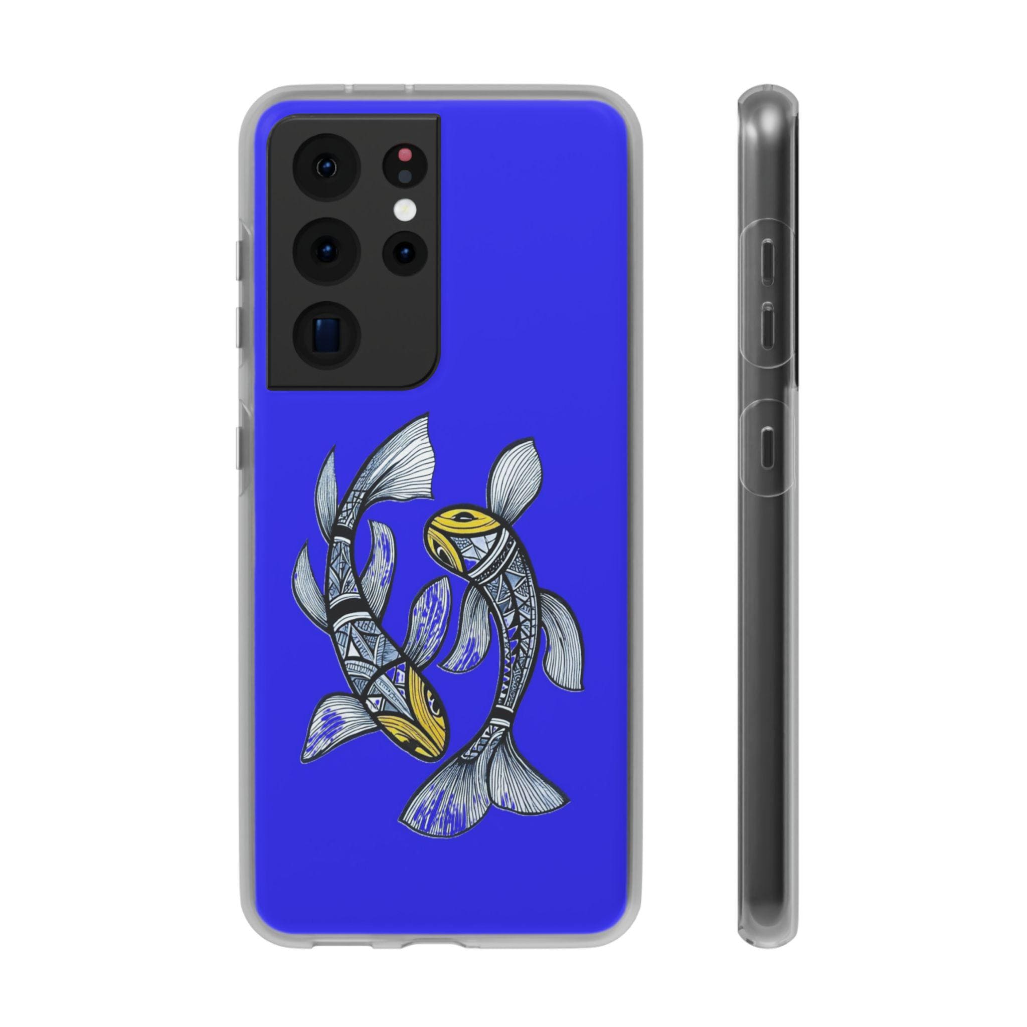 Koi Fun Android Flexi Case - Walt Smith Fiji Ocean Art - Supports ADE Reef Restoration
