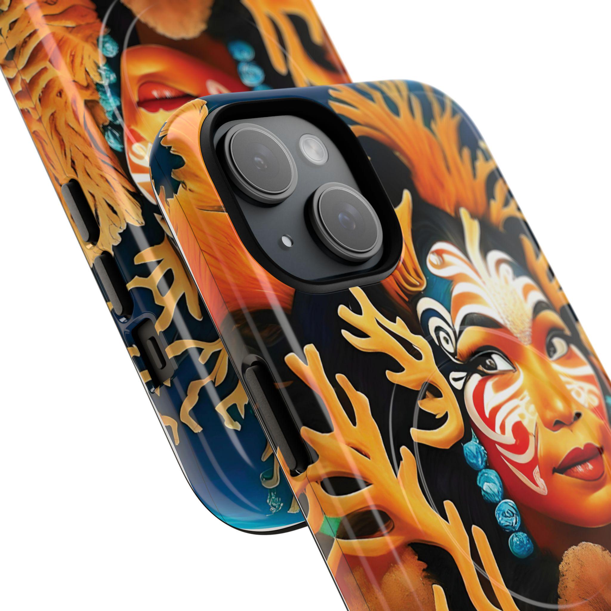 Aqua Beauty iPhone Magnetic Case - Walt Smith Fiji Ocean Art - Supports ADE Reef Restoration