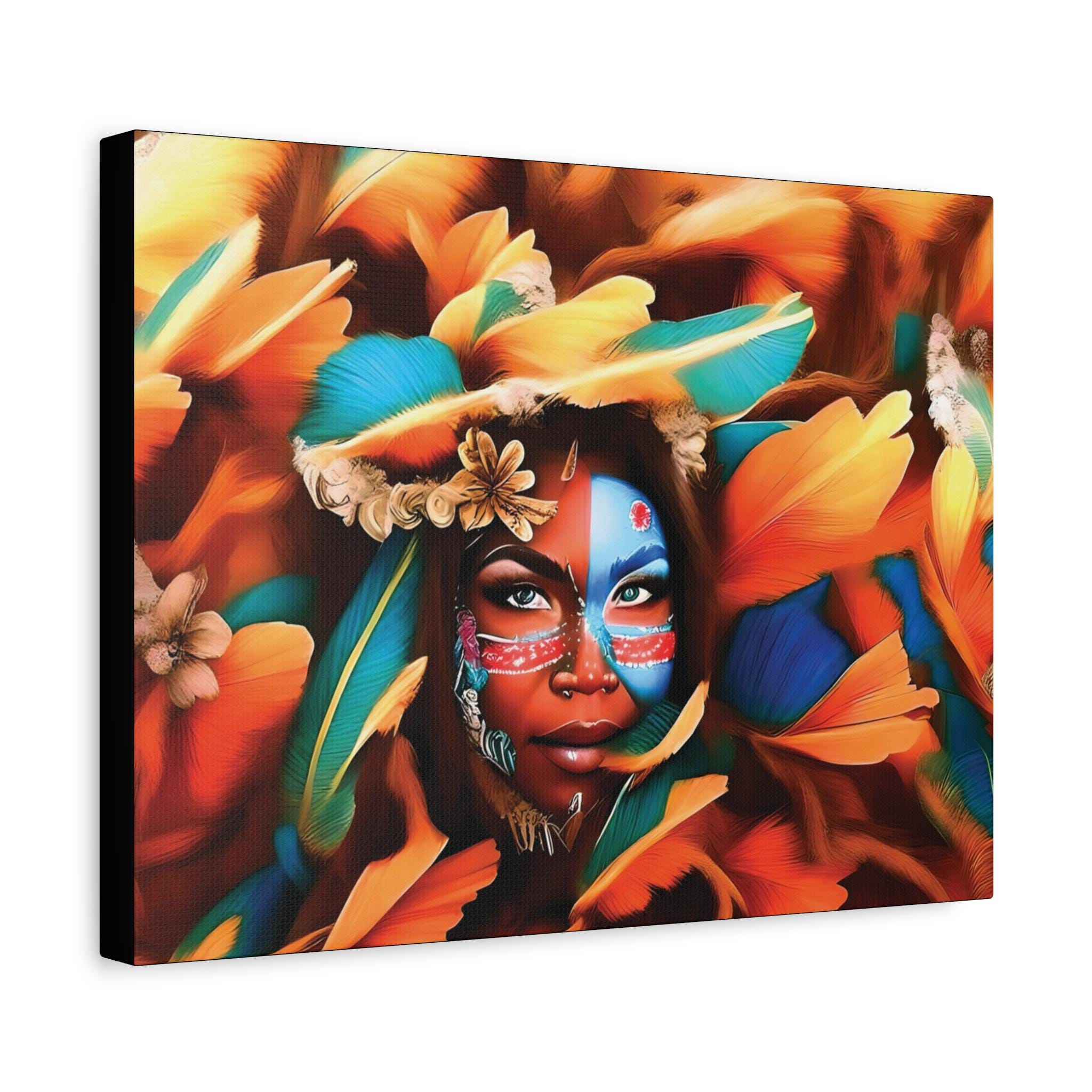 Mystery Girl Canvas Wall Art