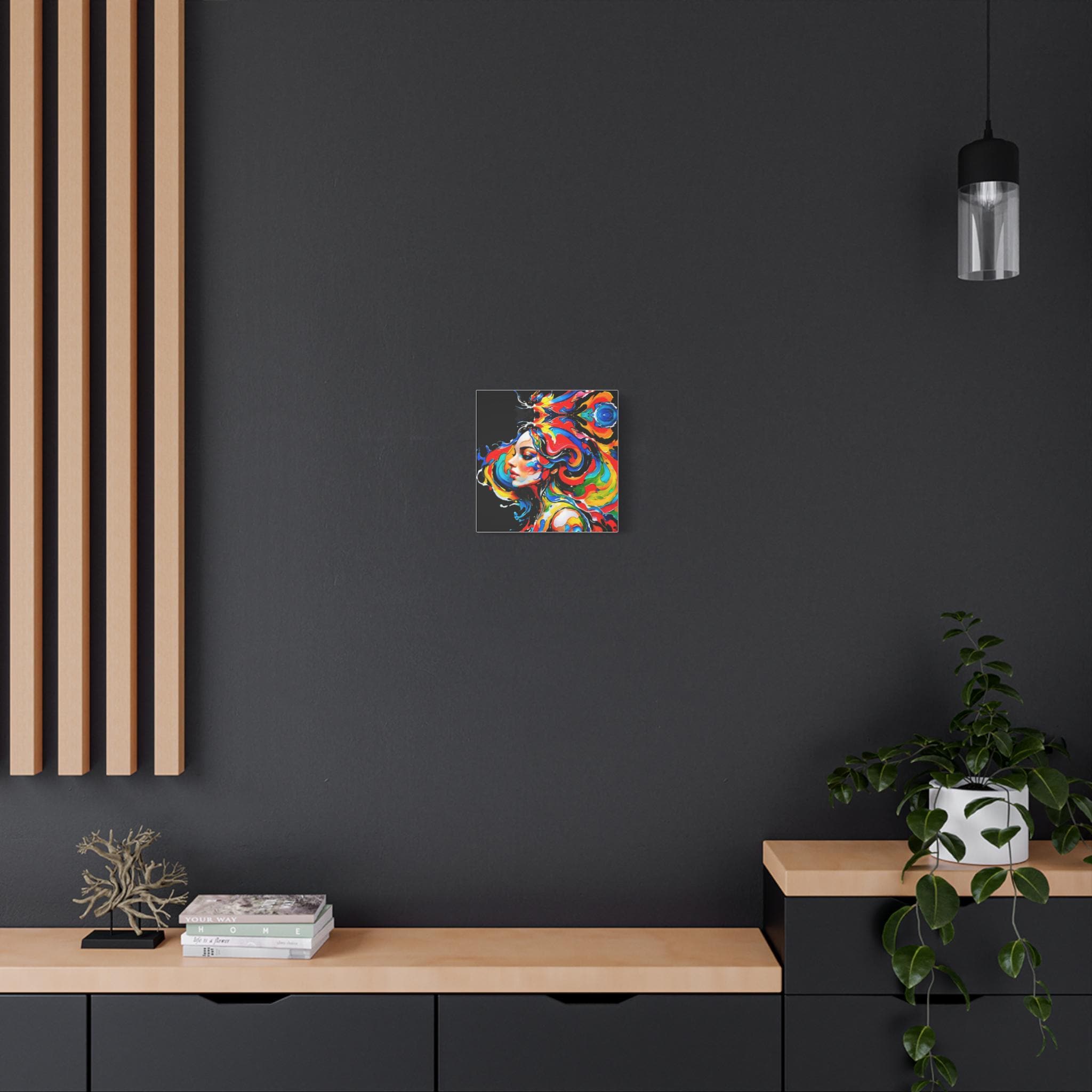 Lady with Paint - Canvas Wall Art