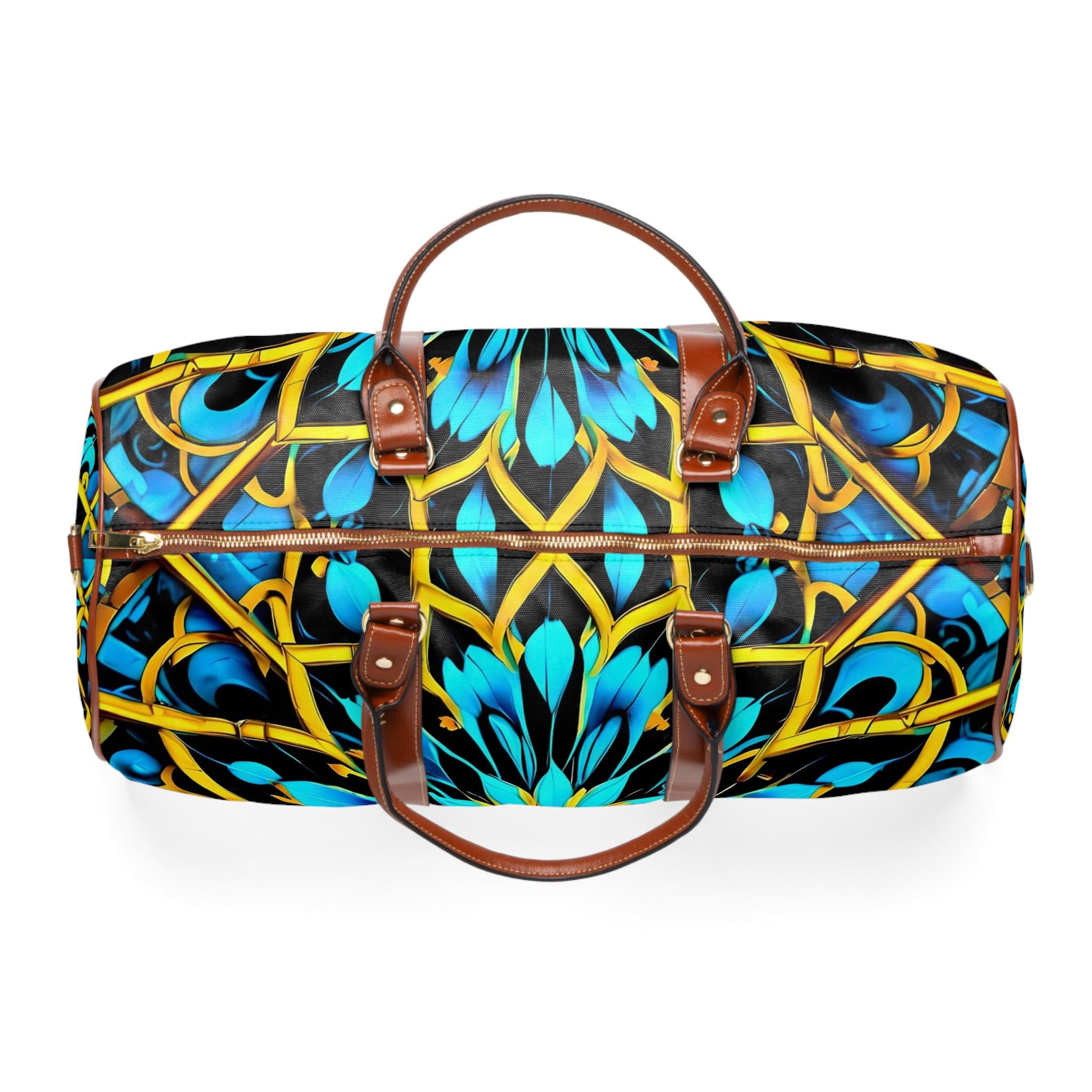 Blue Lace A - Waterproof Travel Bag