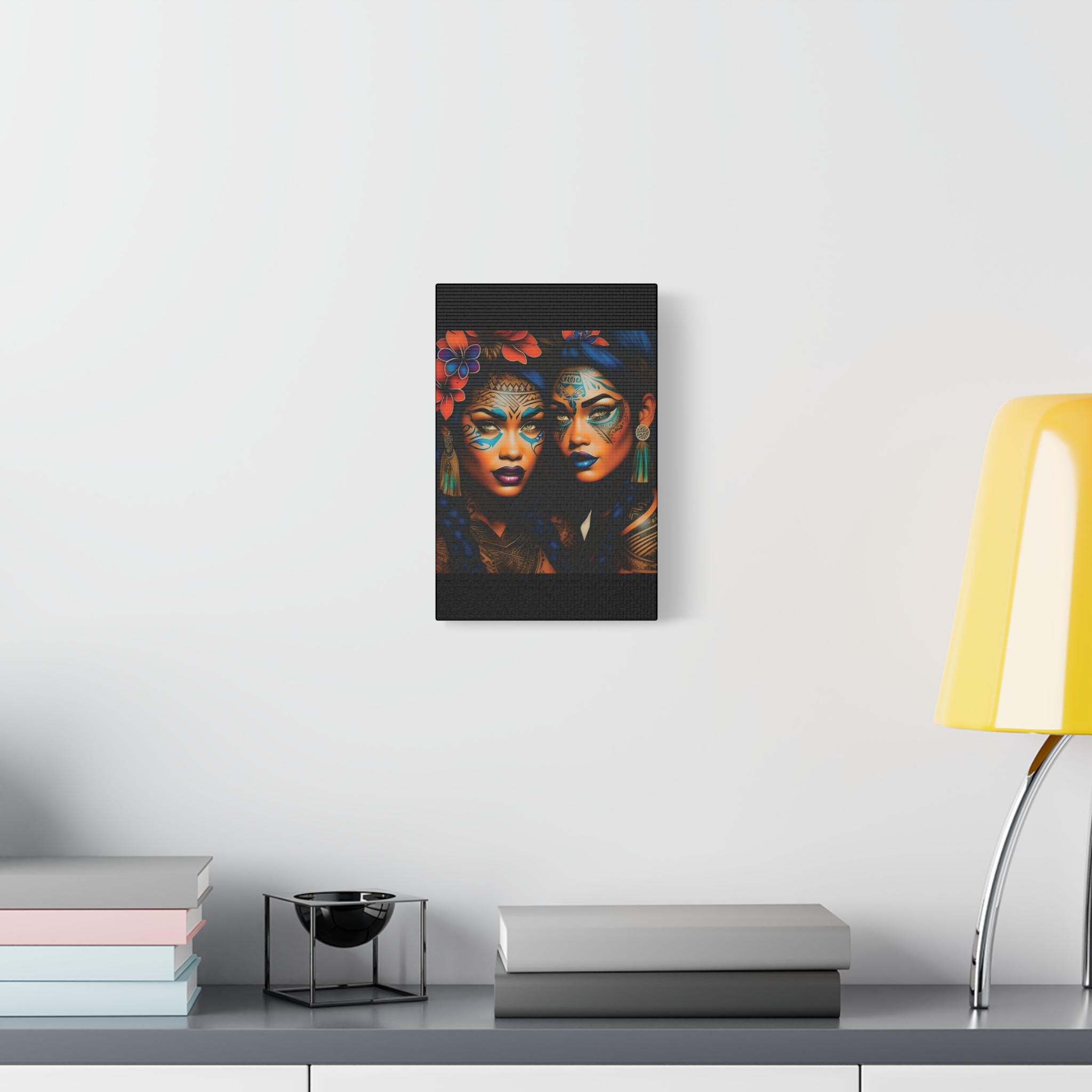 Painted Ladies Canvas Wall Art