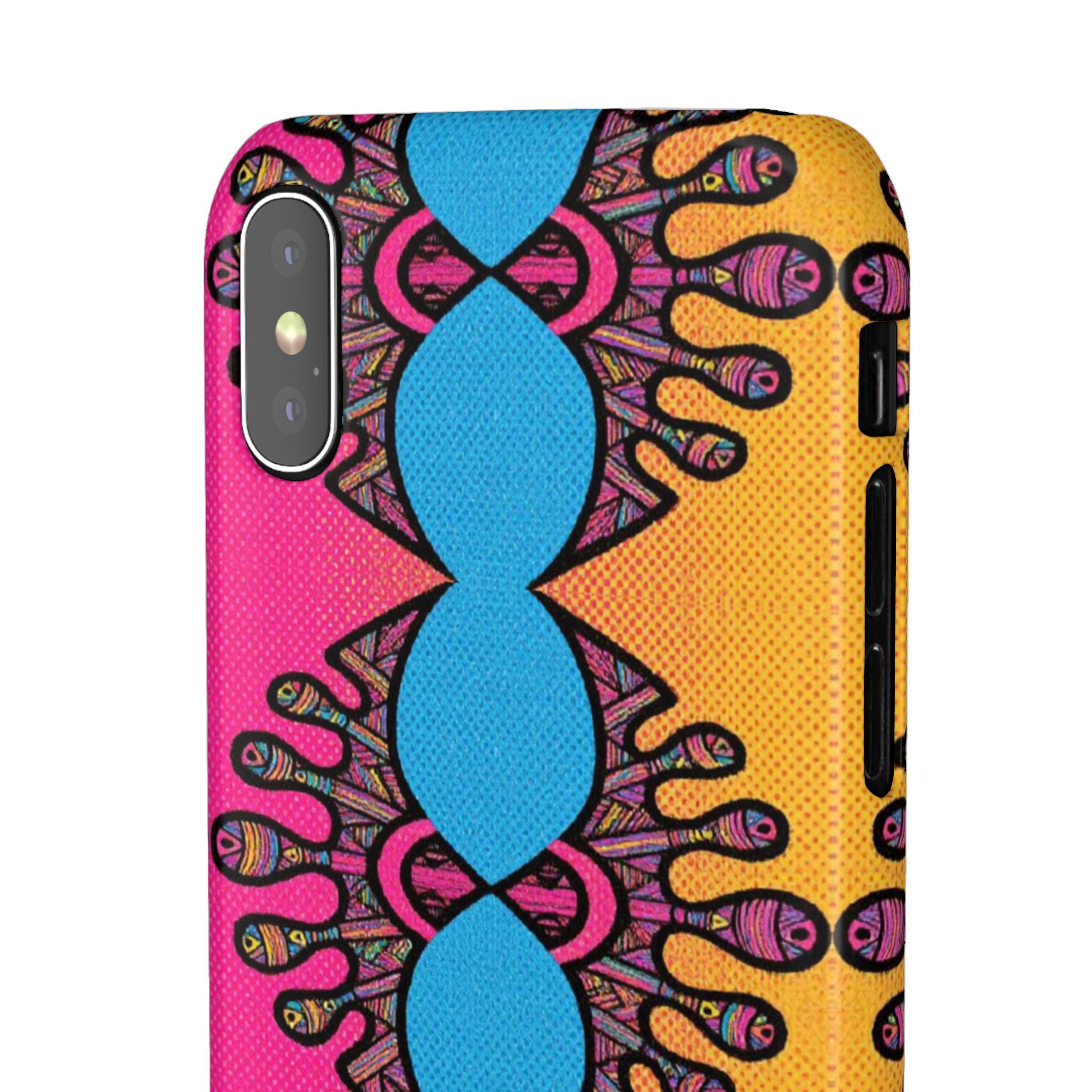 Abstract Urchin Color iPhone Snap Case