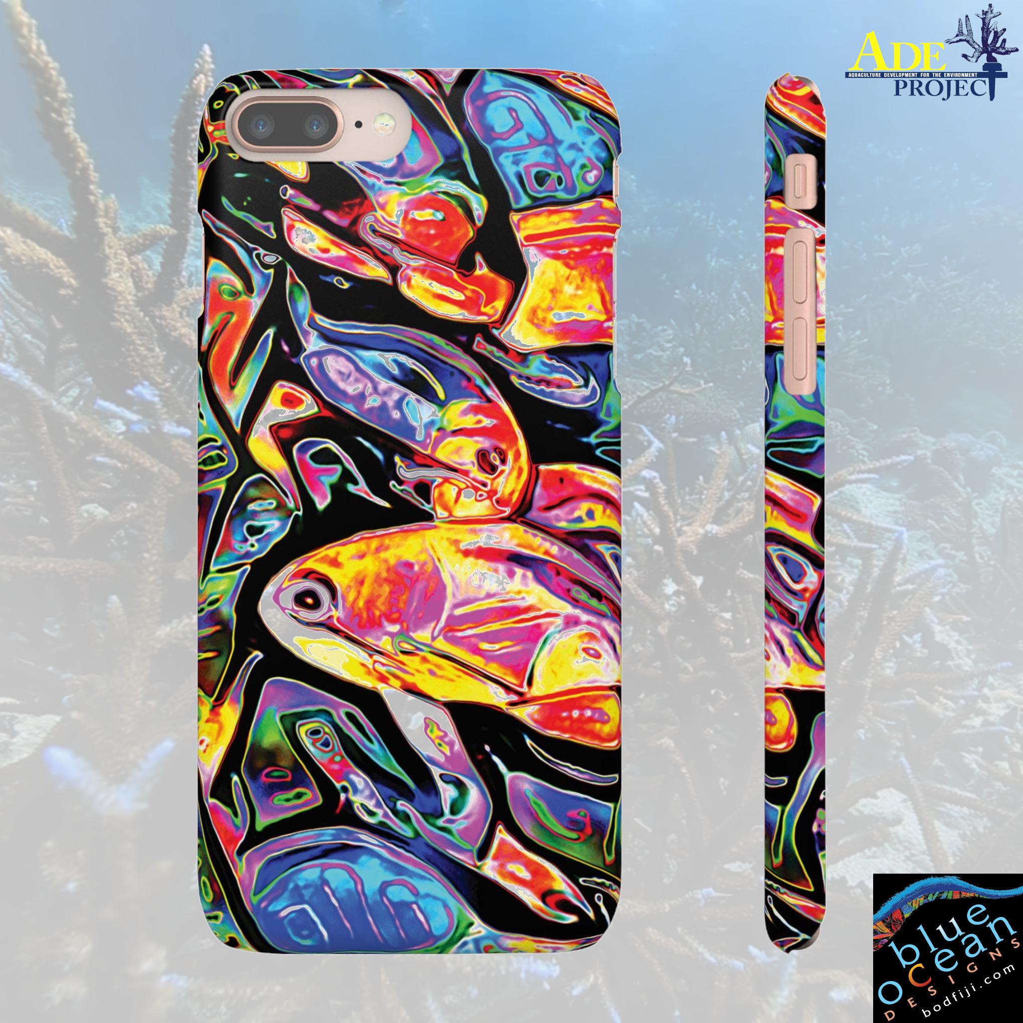 Busy Day iPhone Snap Case - Walt Smith Fiji Ocean Art - Supports ADE Reef Restoration