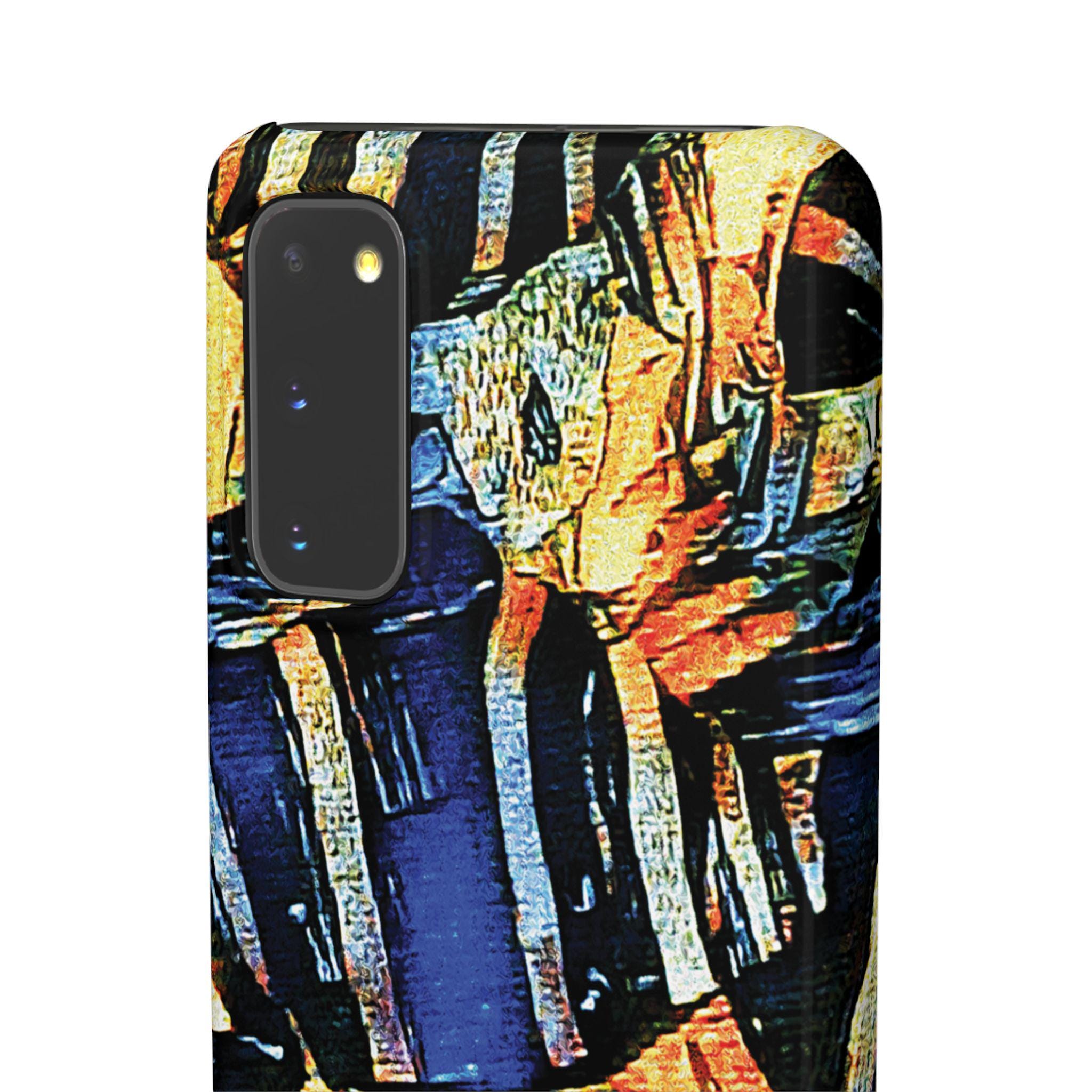 Snails in Blue Android Snap Case - Walt Smith Fiji Ocean Art - Supports ADE Reef Restoration