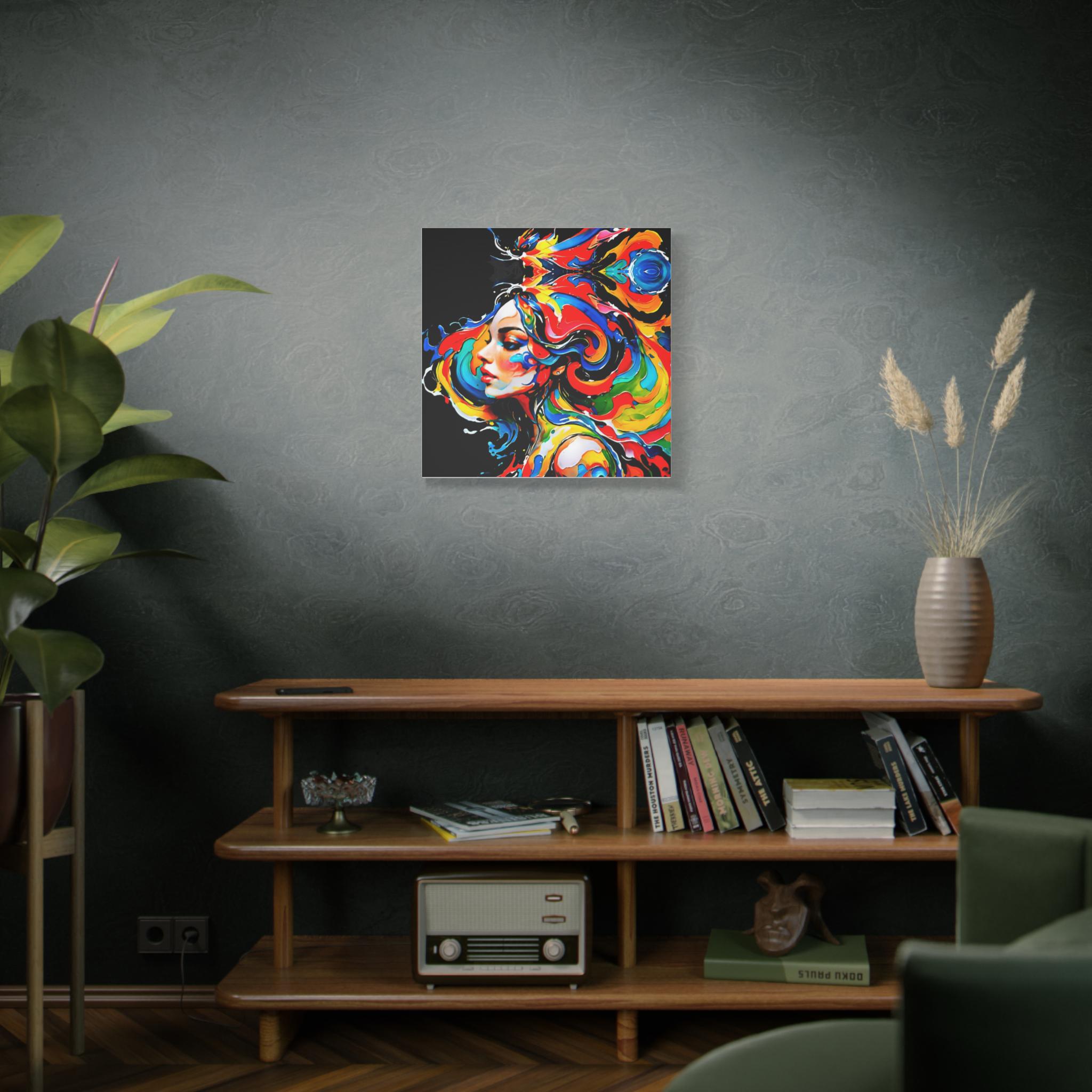 Lady with Paint - Canvas Wall Art
