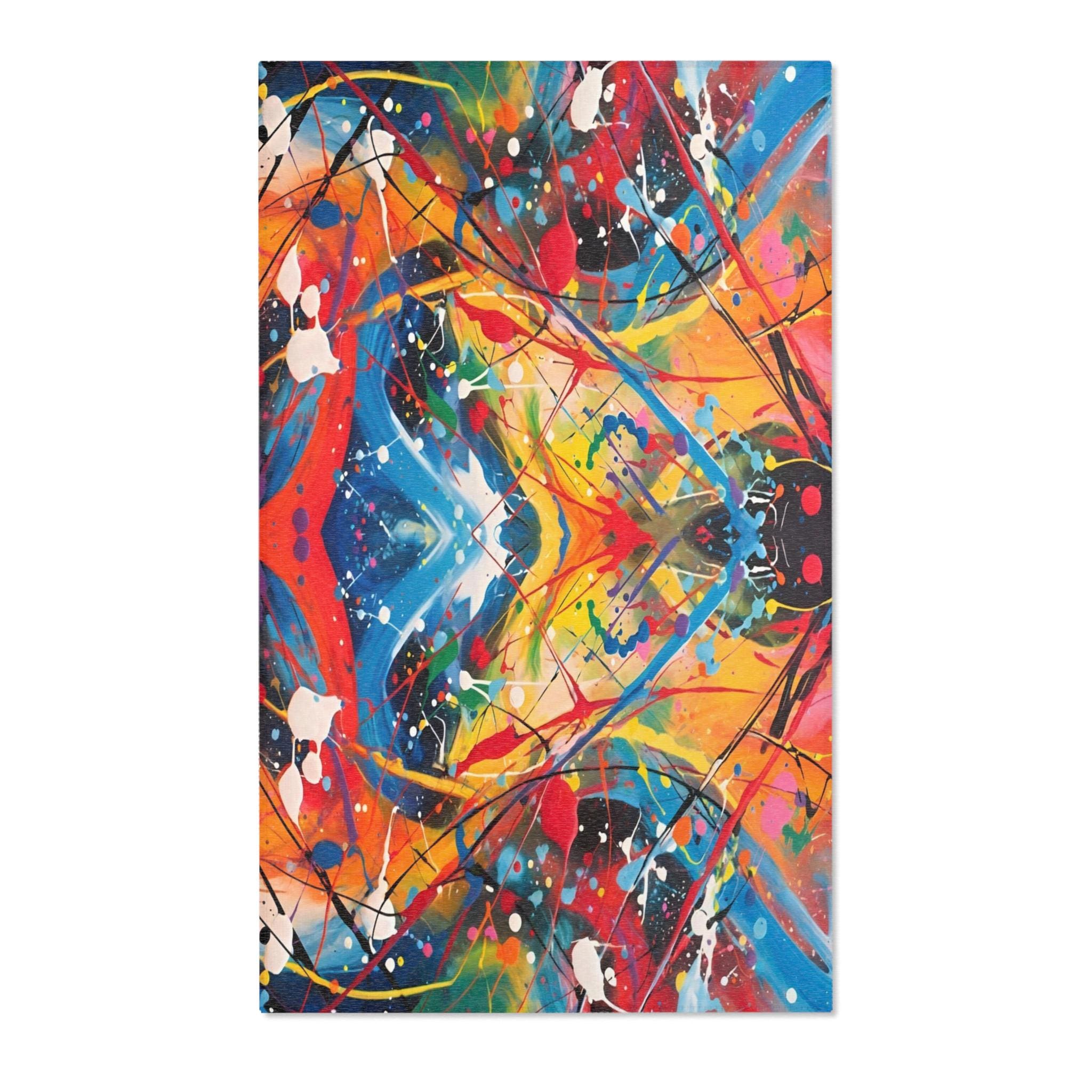 Red Scribe 2 - Area Rug