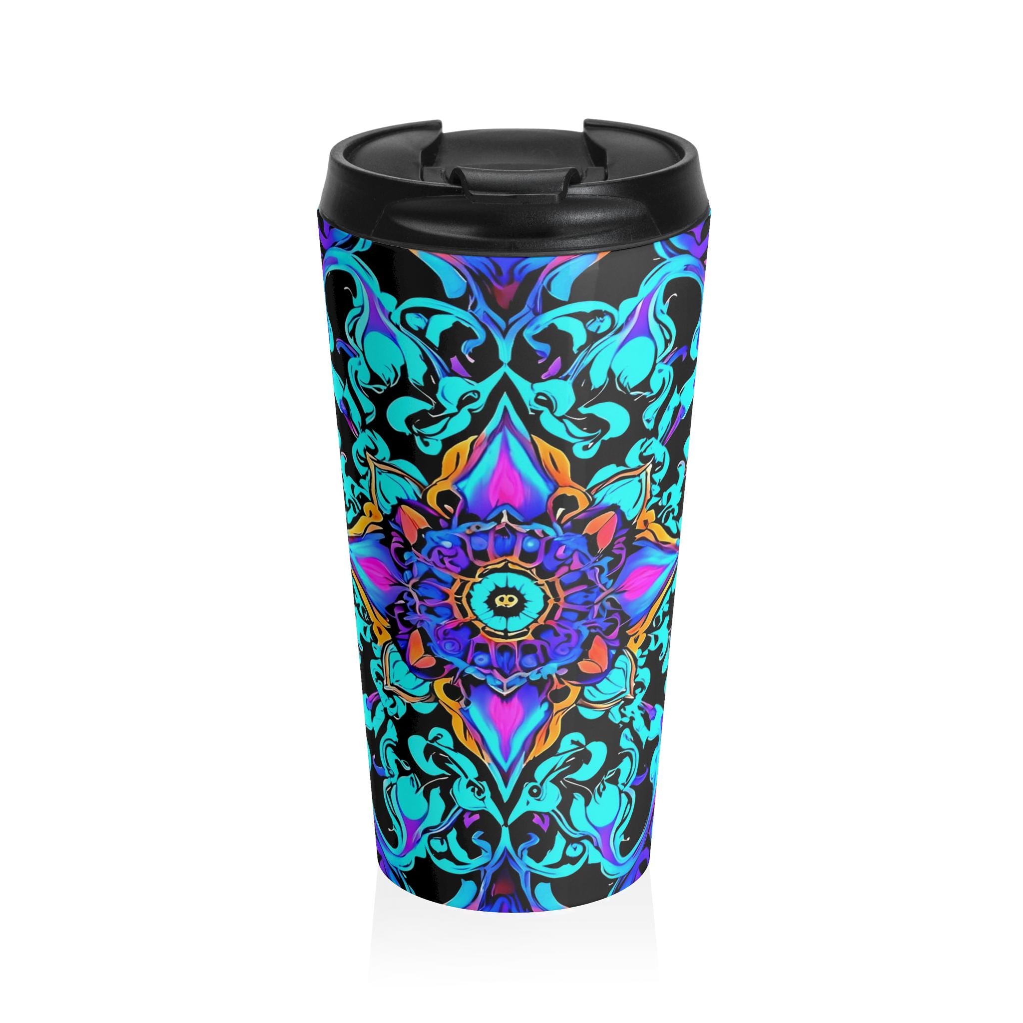 Purple F - Travel Mug