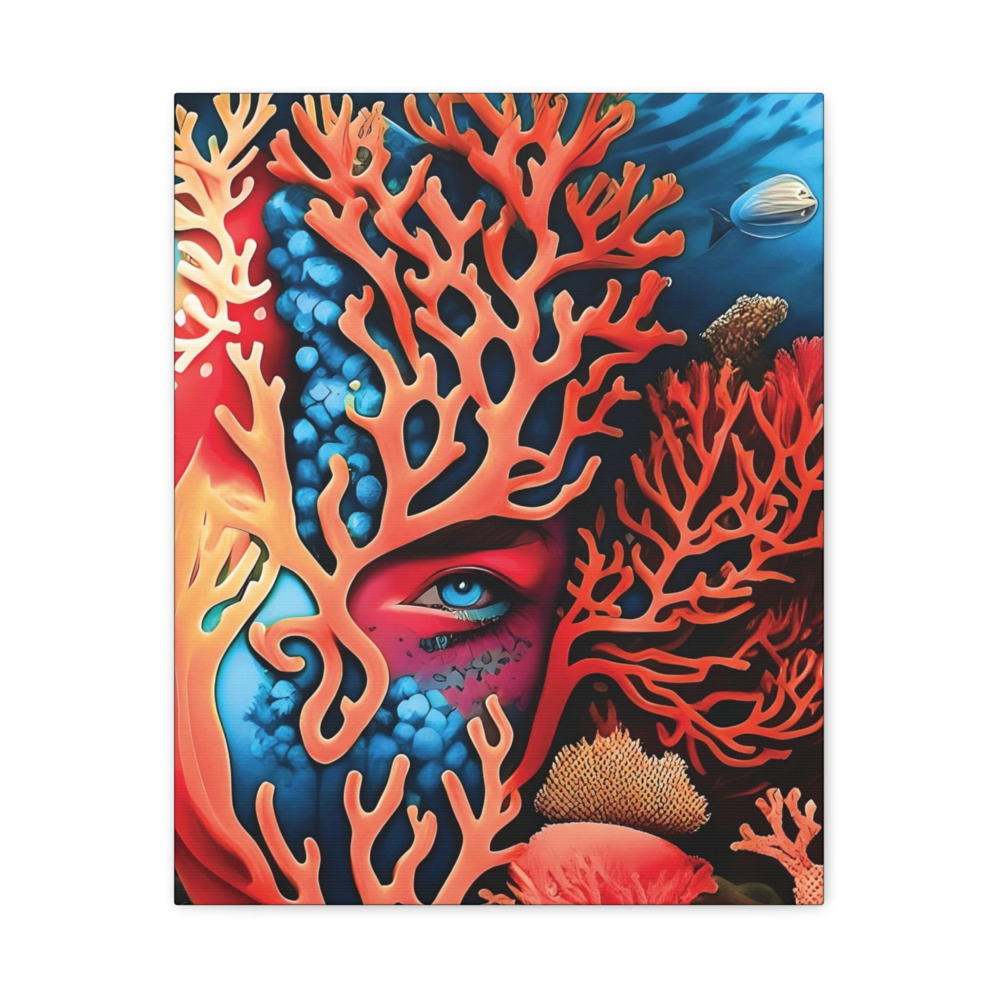 Hidden Reef Canvas Wall Art