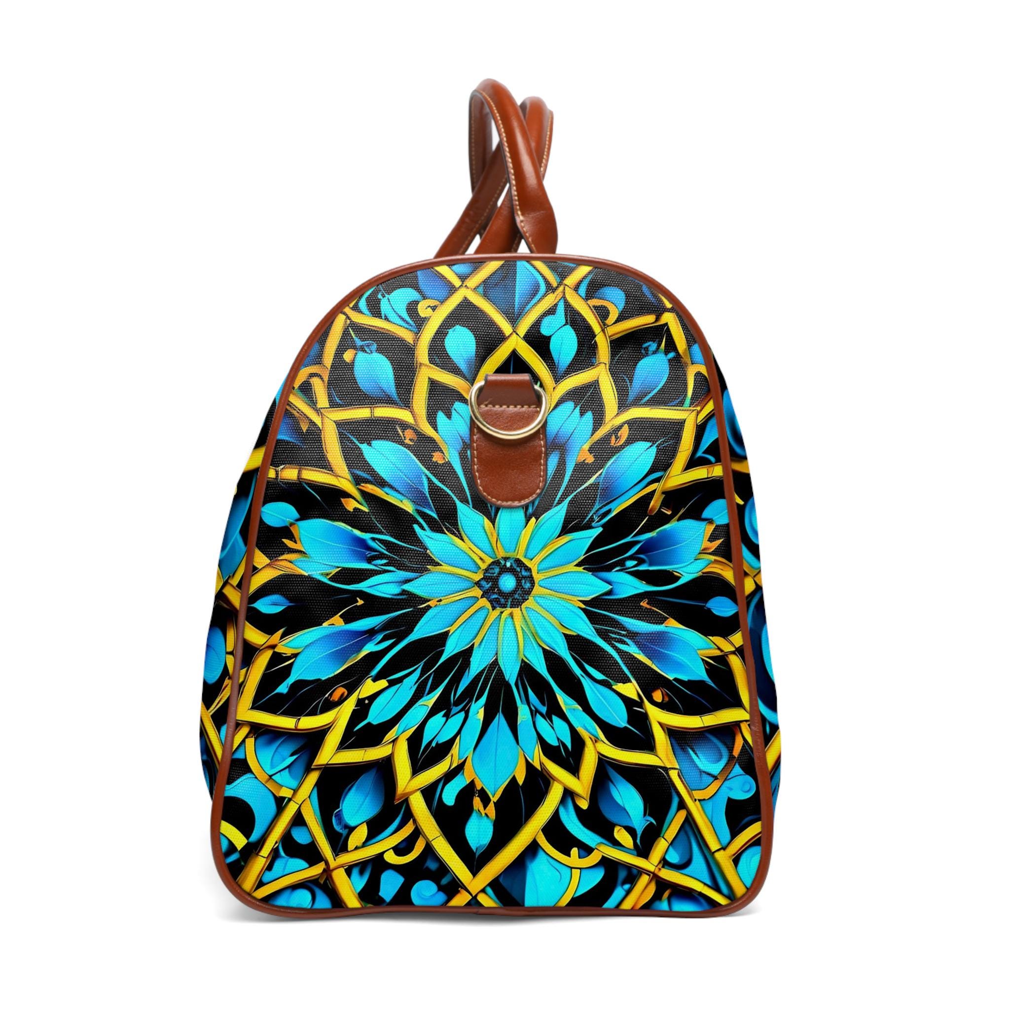 Blue Lace A - Waterproof Travel Bag