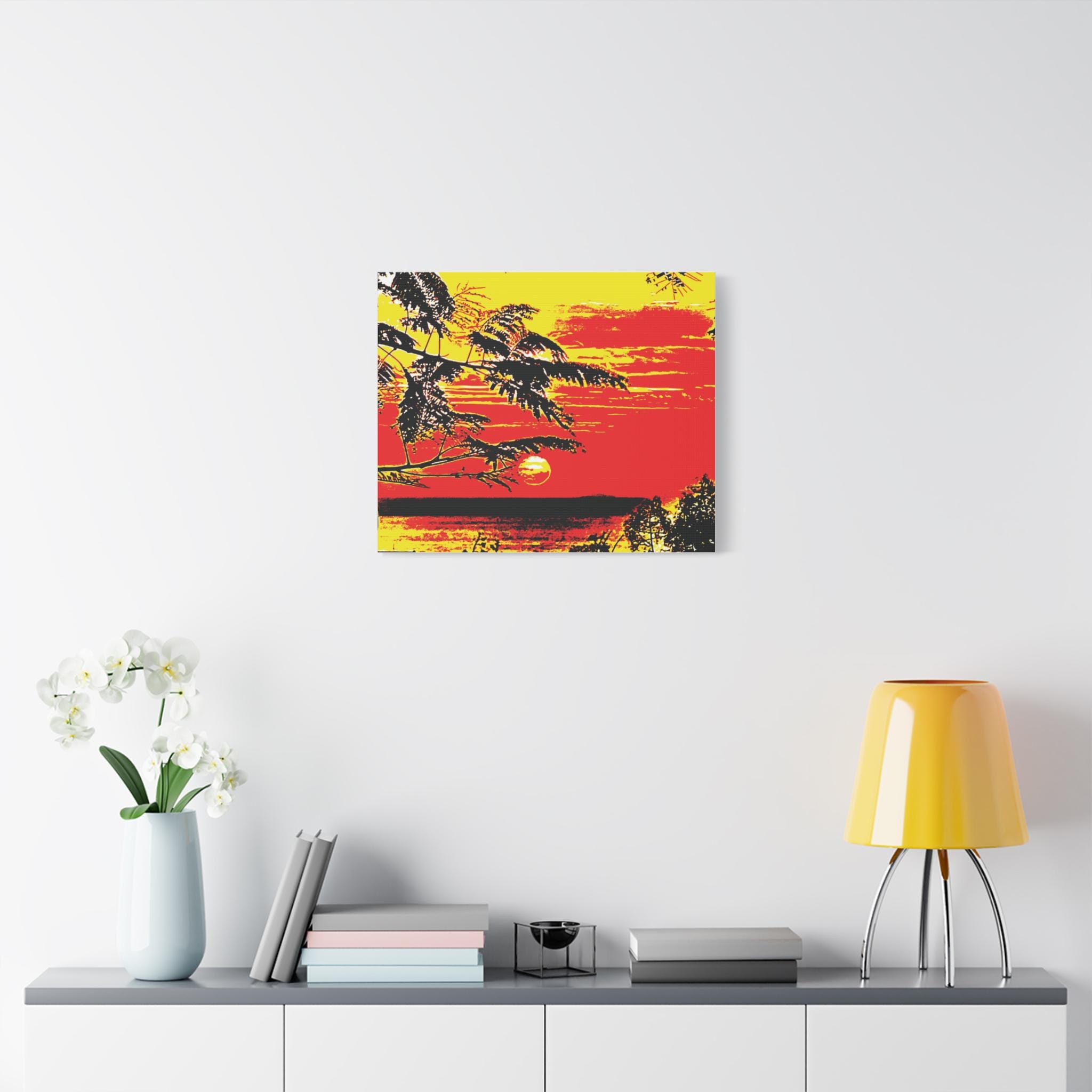 Red Night - Canvas Wall Art