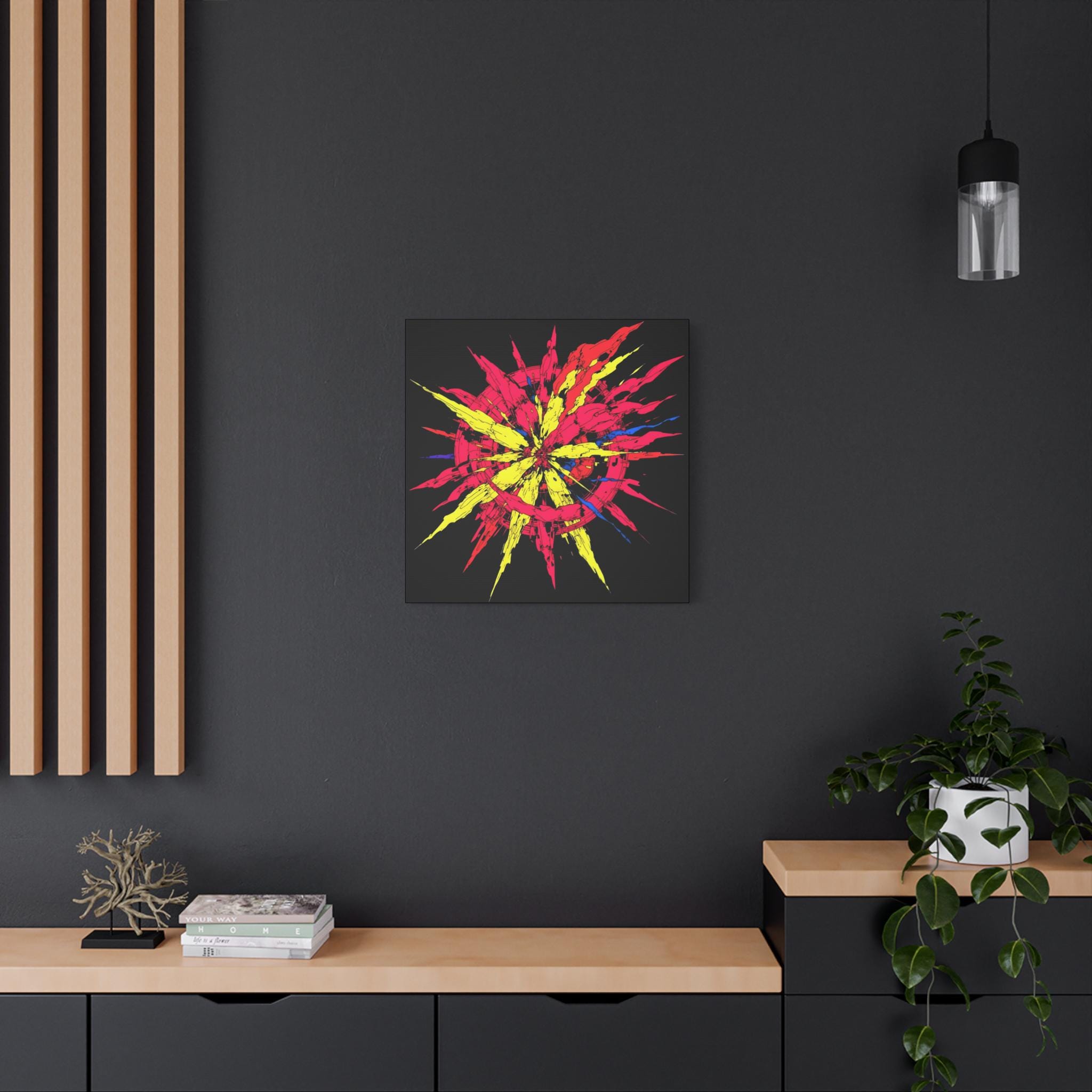 Splat Canvas Wall Art
