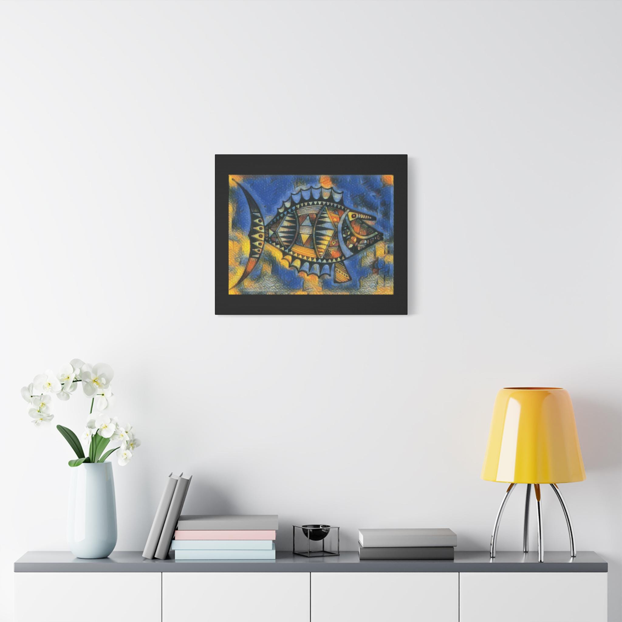 Unicorn Pico Canvas Wall Art