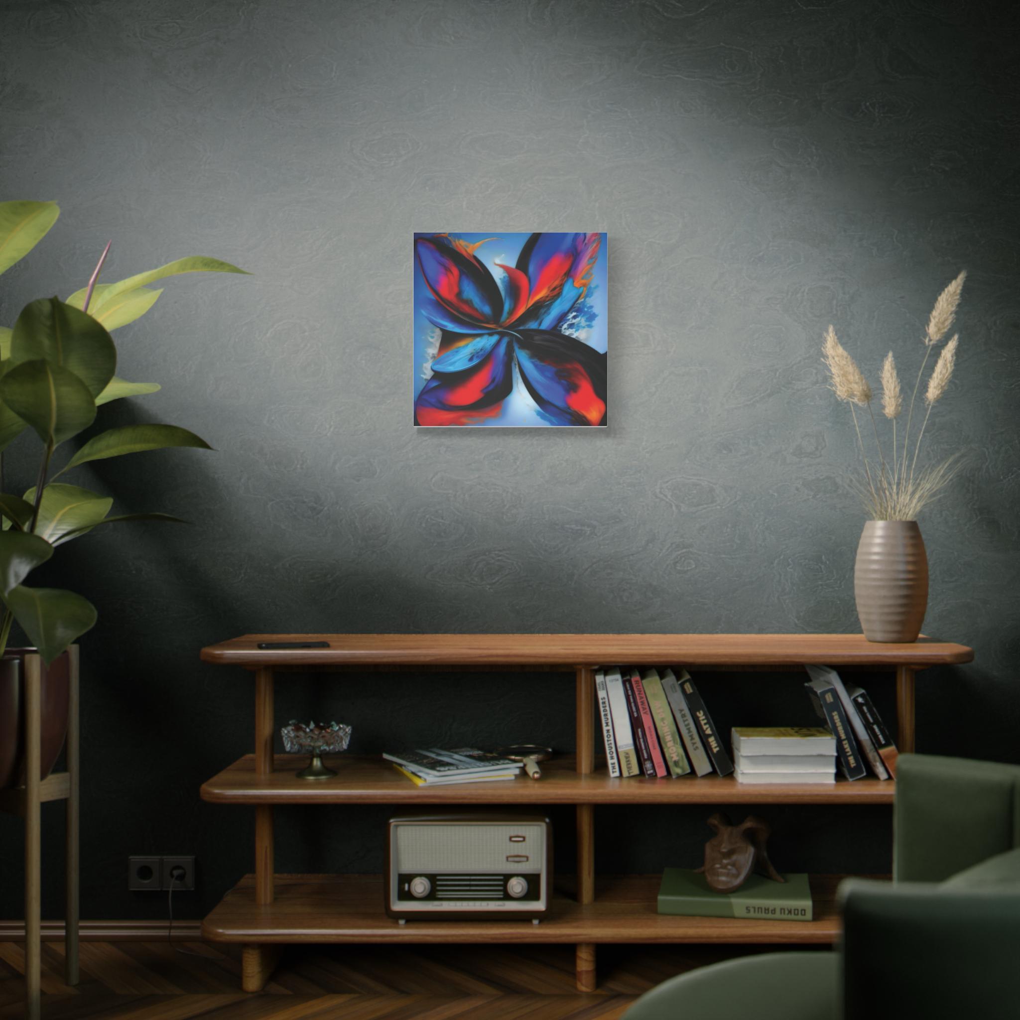 Flamin Fan - Canvas Wall Art