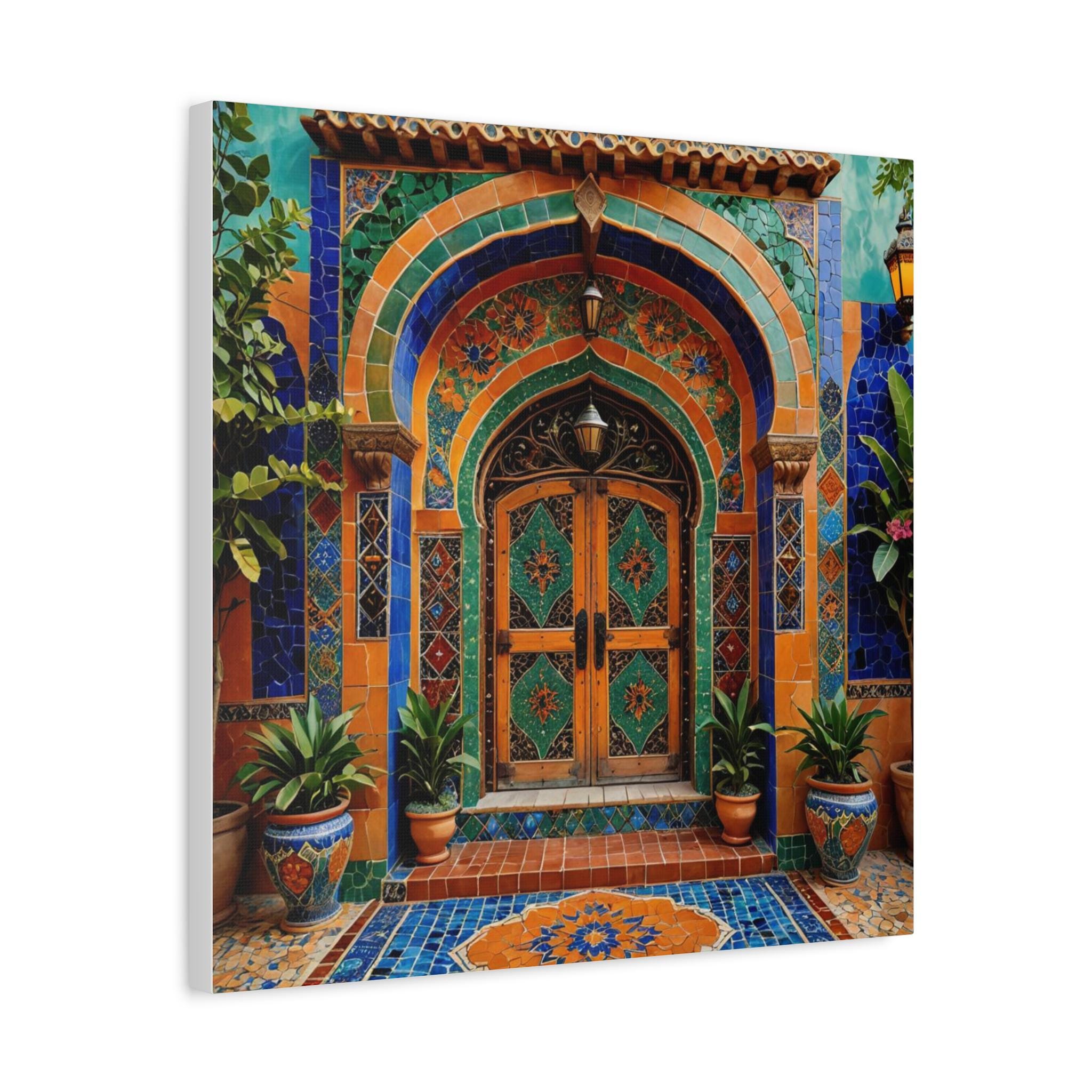 Village Door - Canvas Wall Art