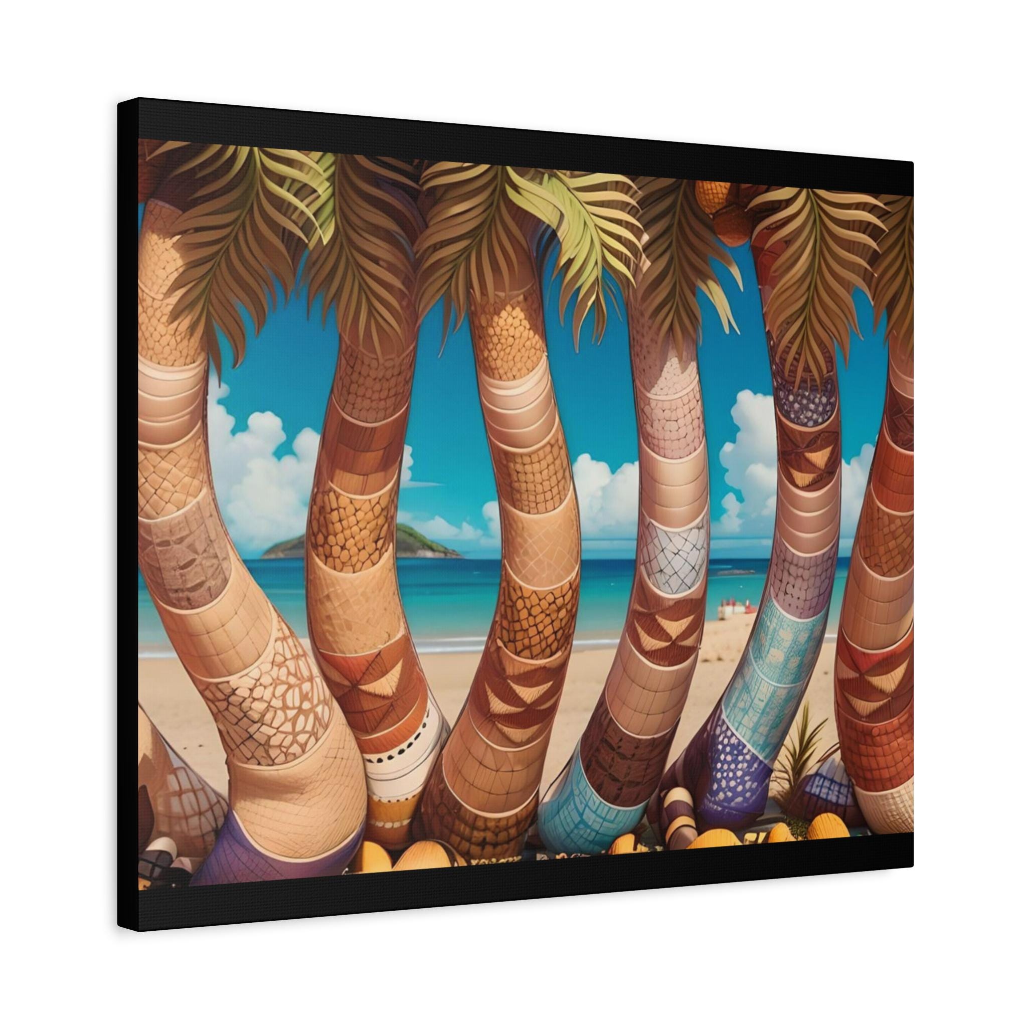 Happy Trees Canvas Wall Art