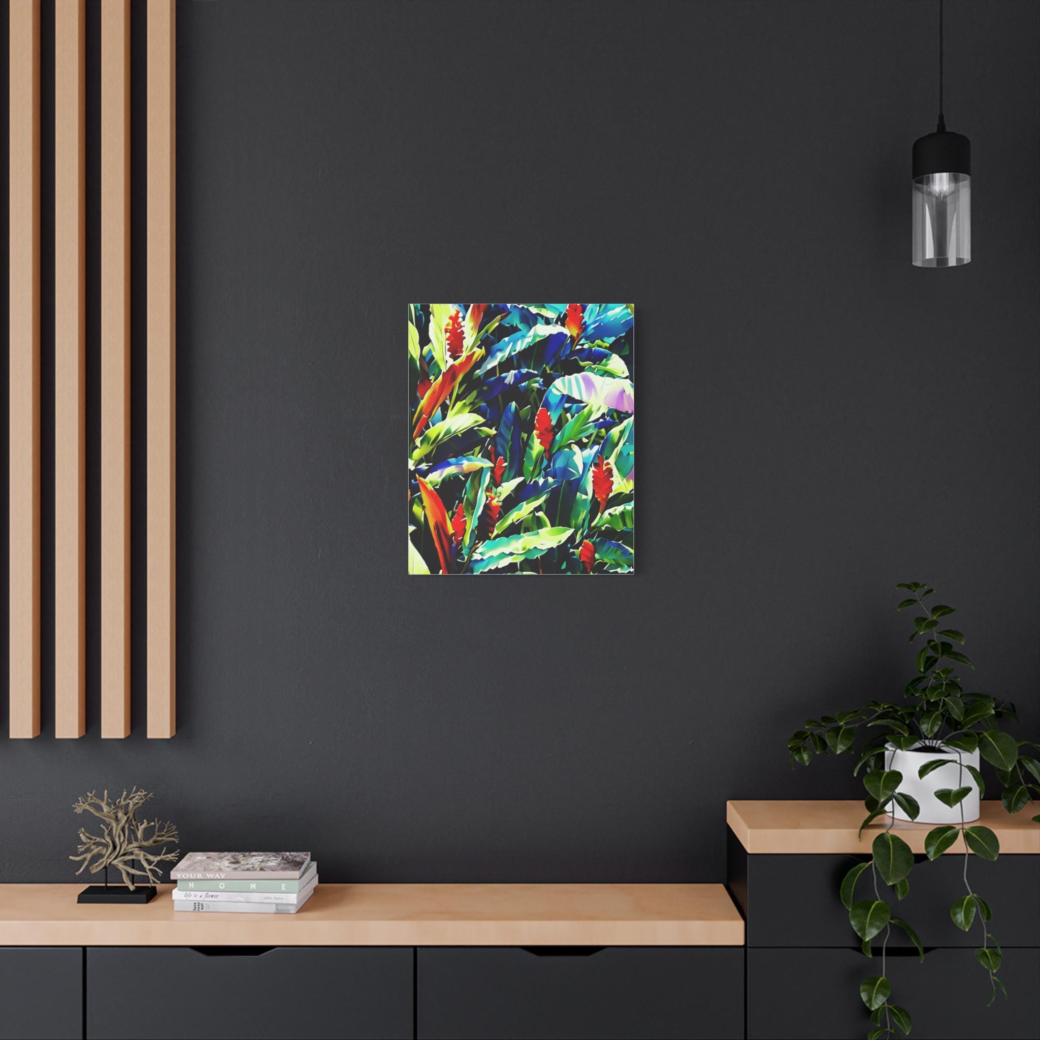 Floral Ginger - Canvas Wall Art