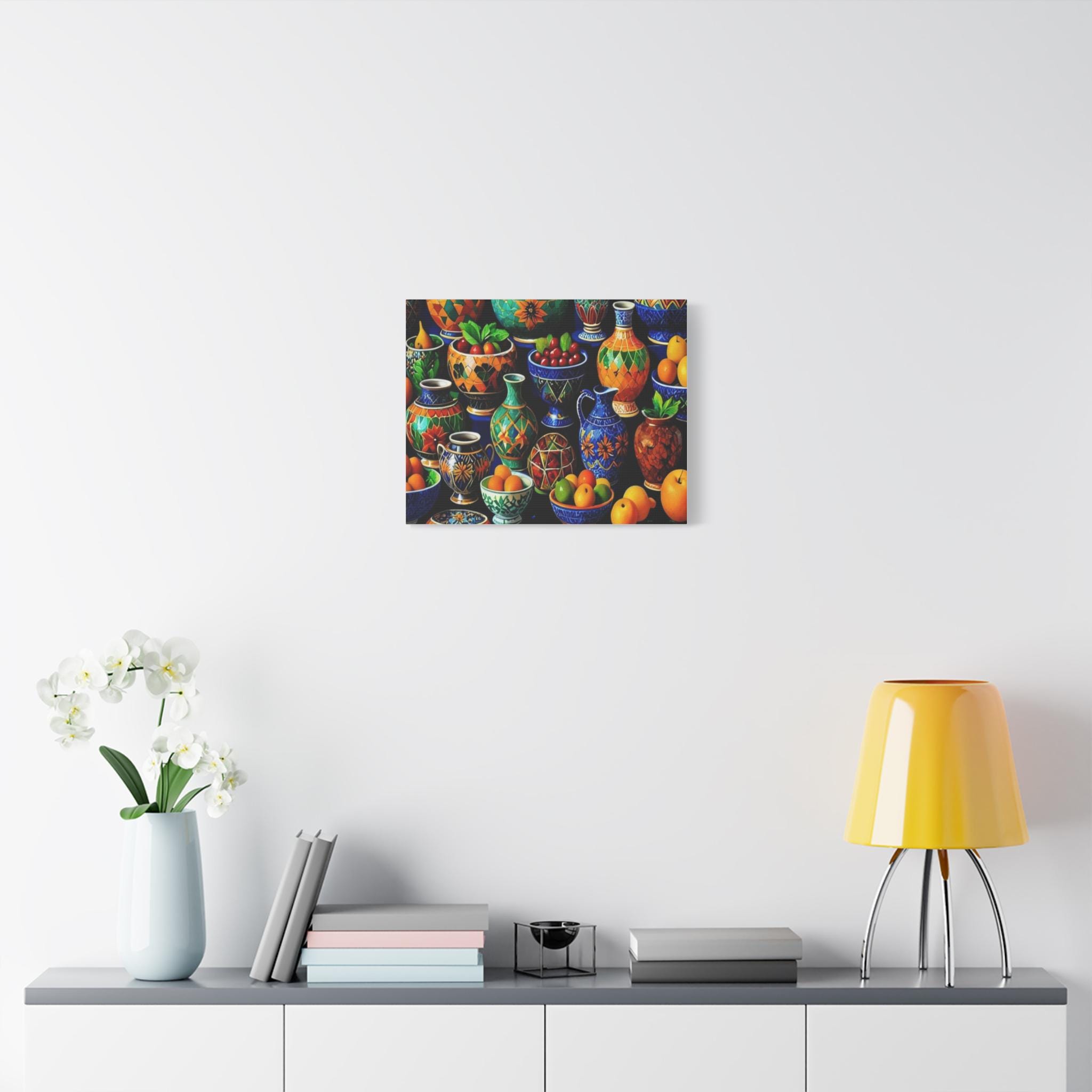 Table Full A - Canvas Wall Art