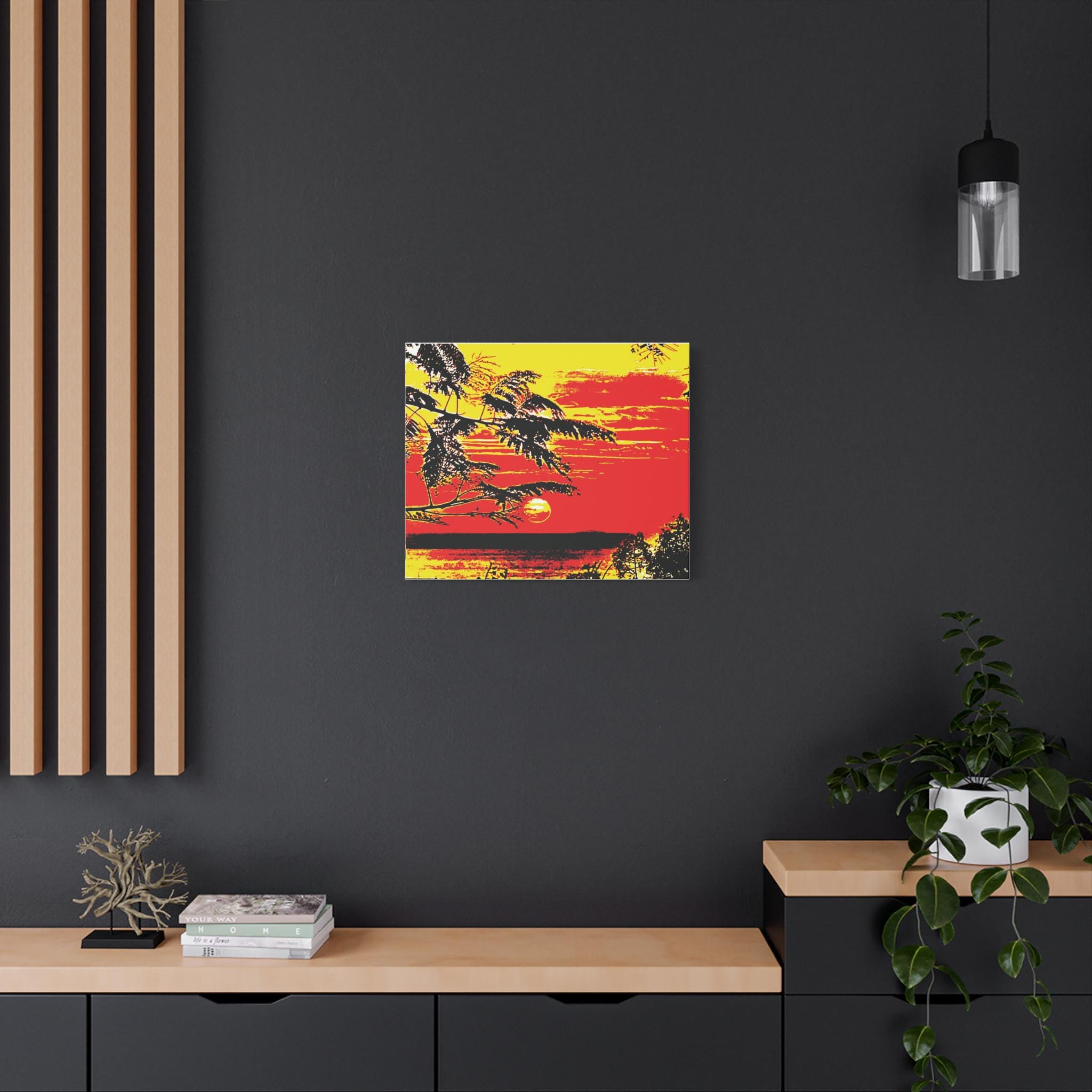 Red Night - Canvas Wall Art