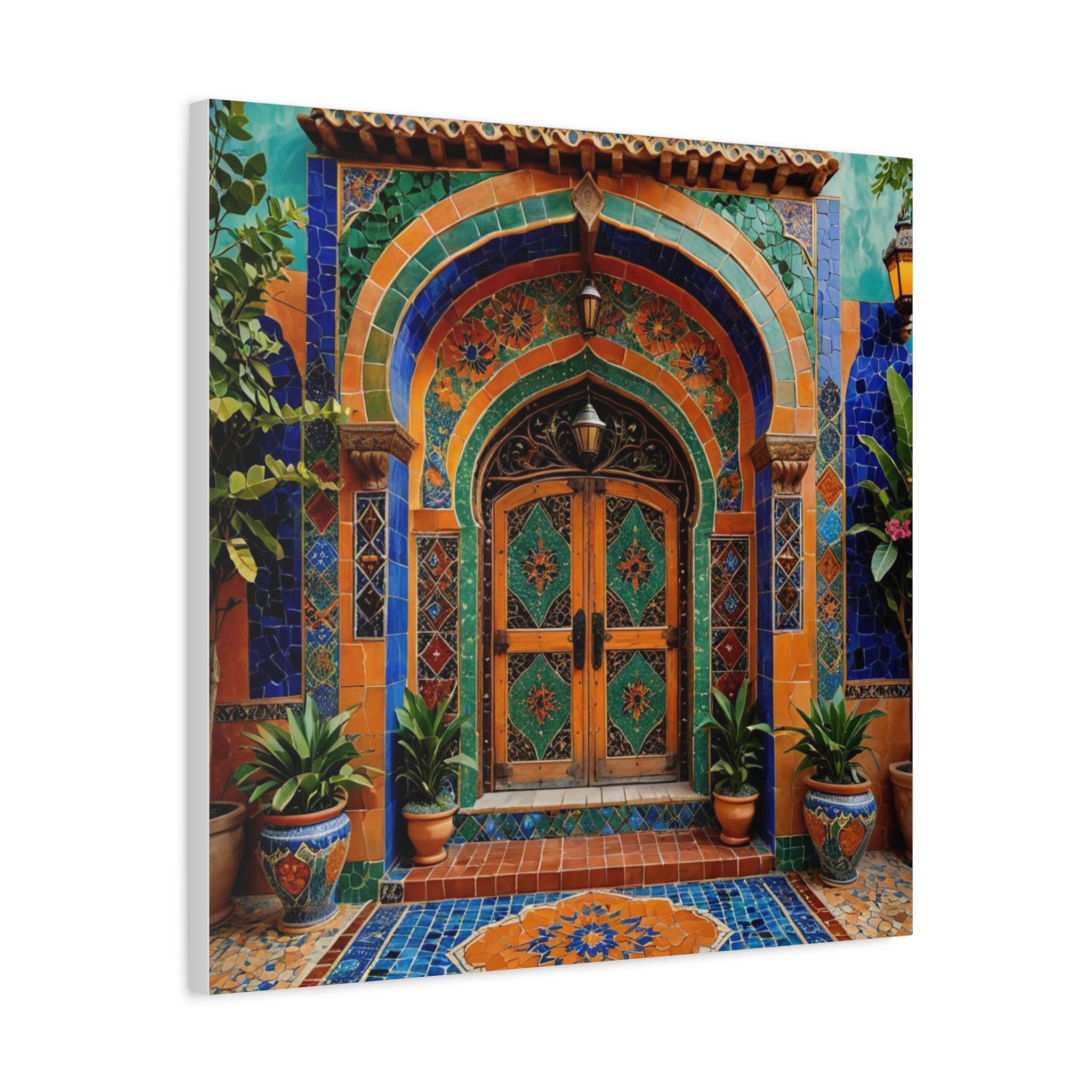 Village Door - Canvas Wall Art